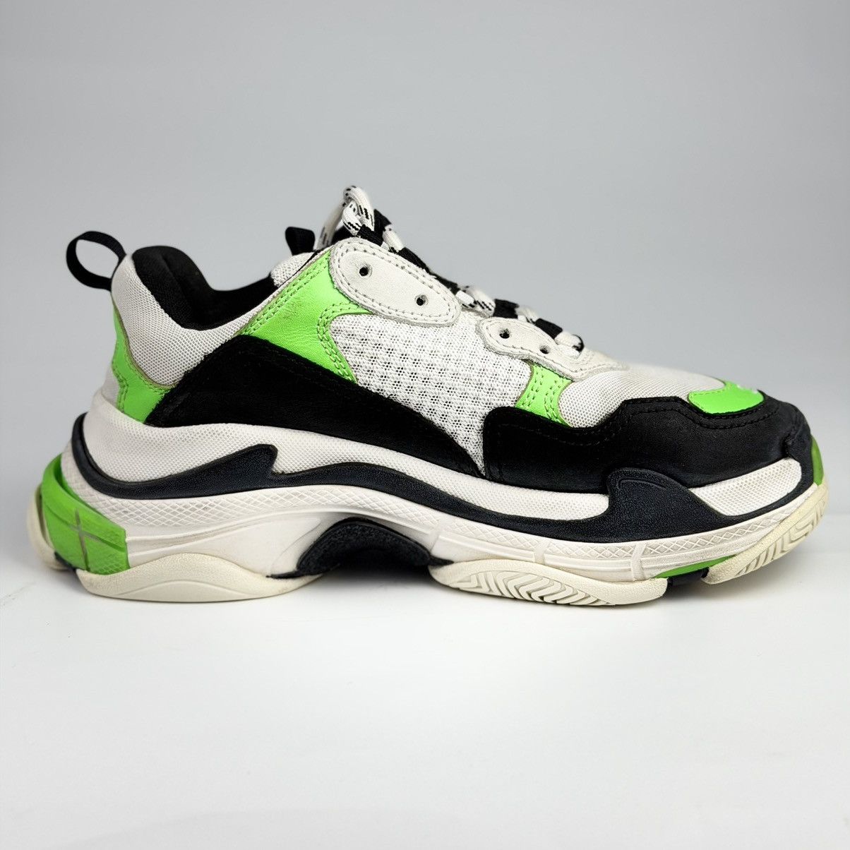 Balenciaga Balenciaga Triple S Black Green Size US 9 / IT 39 - 7 Thumbnail