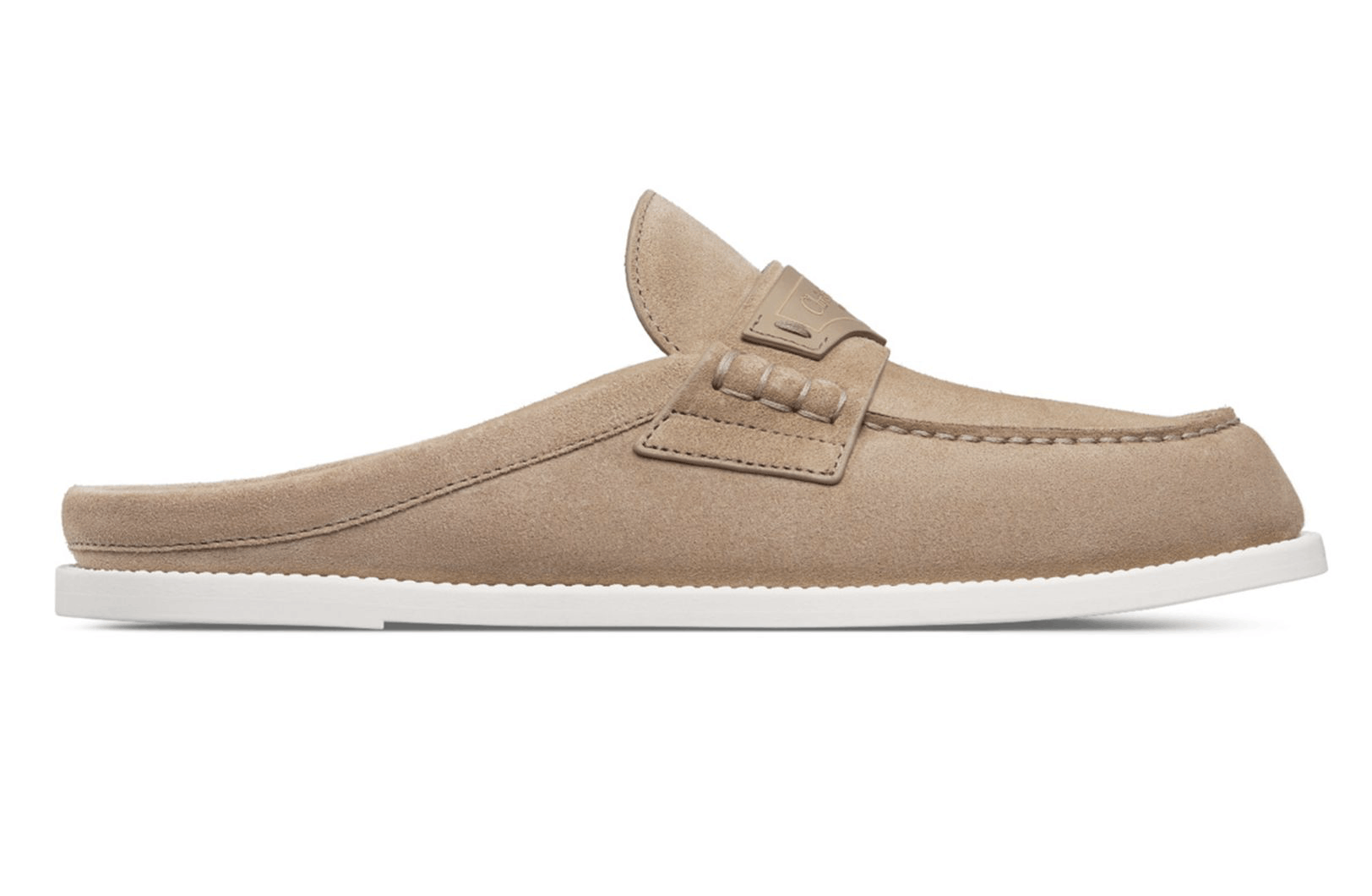 Dior Dior Boy Mule Corde Beige Suede Backless Logo Loafer Flat 42 Size US 12 / IT 42 - 3 Thumbnail