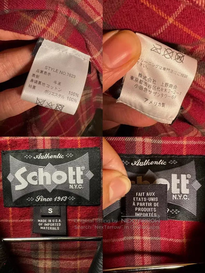 Schott Schott Limited edition hand-painted leather jacket Size US S / EU 44-46 / 1 - 3 Thumbnail