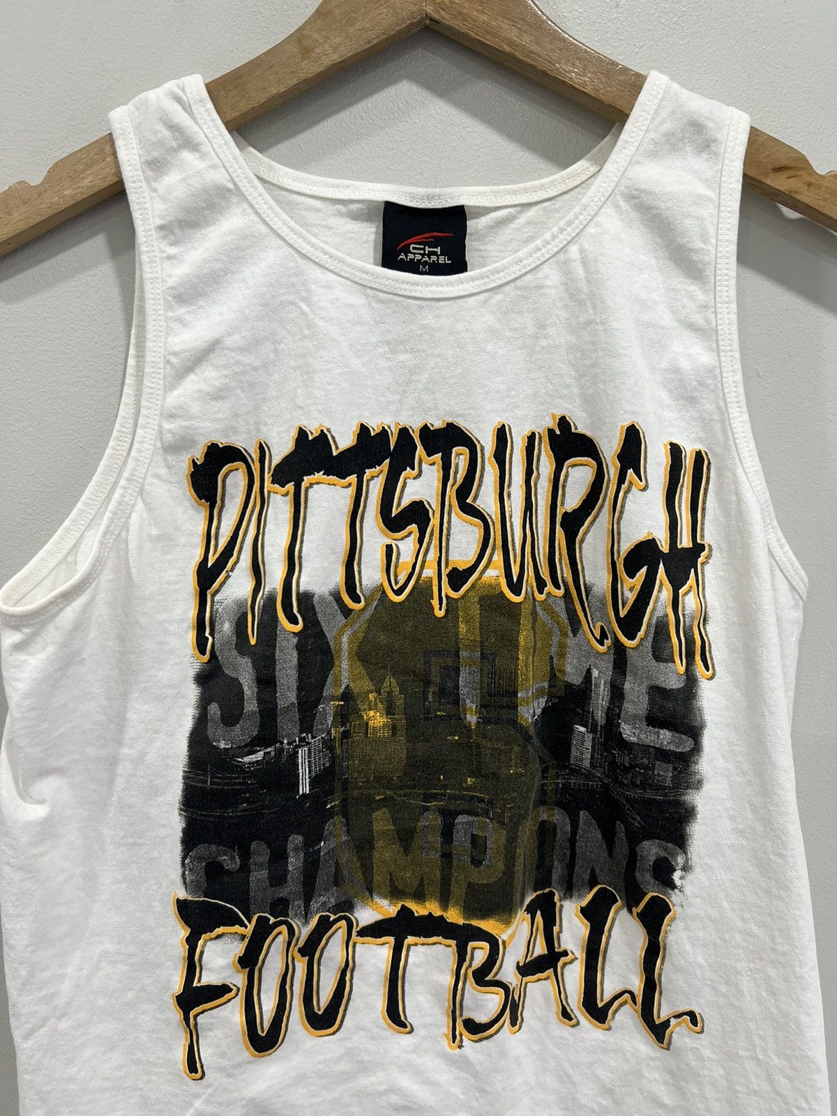 Vintage Vintage Pittsburgh Steelers Tank Top Shirt nfl champions Size US M / EU 48-50 / 2 - 2 Thumbnail