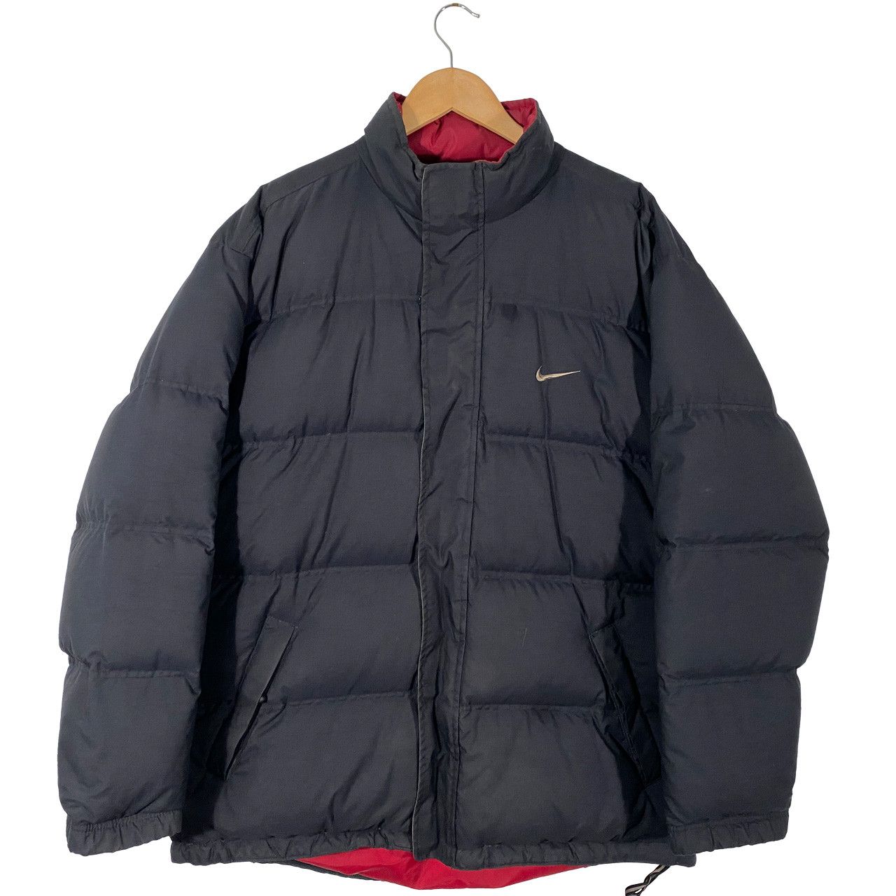 Nike Vintage 90s Nike Single Swoosh 800 Fill Puffer Parka Size US L / EU 52-54 / 3 - 1 Thumbnail