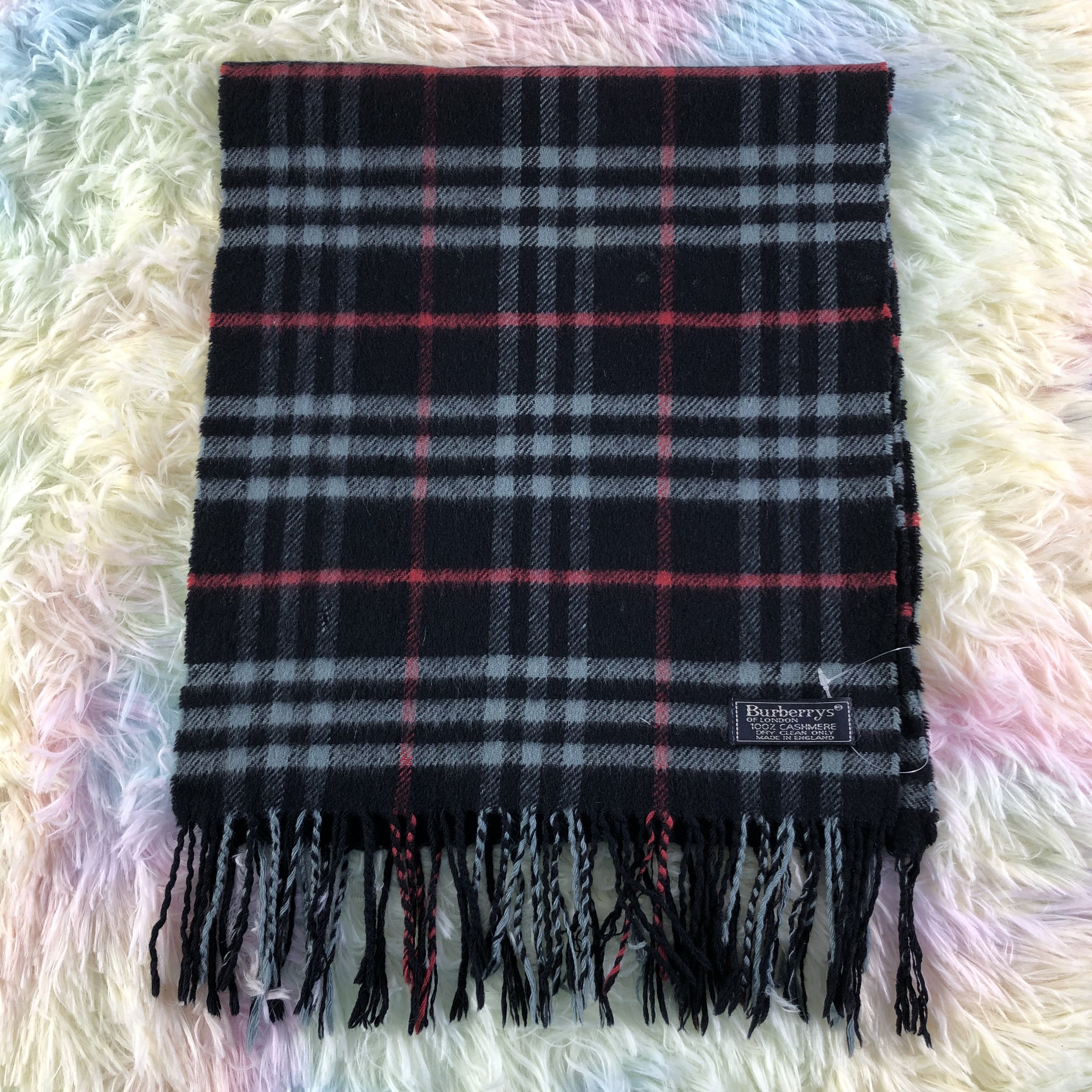 Burberry × Vintage Burberry Scarf / Muffler / Neckwear - KM220 Size ONE SIZE - 4 Thumbnail