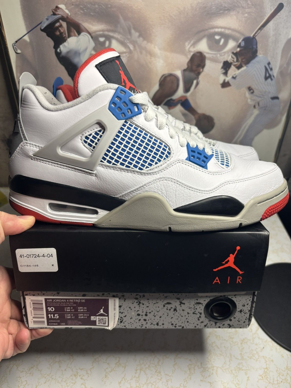 Jordan Brand Jordan Retro 4 ‘what the’ Size US 10 / EU 43 - 1 Thumbnail