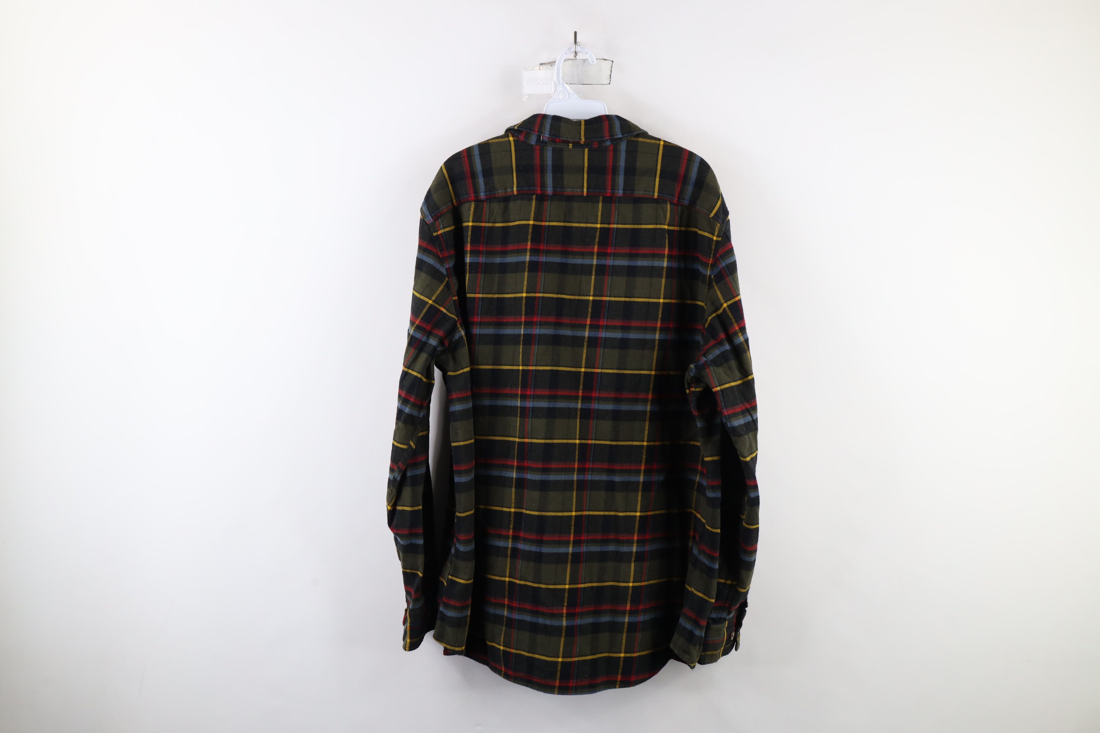 Banana Republic × Vintage Banana Republic Flannel Collared Button Shirt Rainbow Plaid Size US XL / EU 56 / 4 - 9 Thumbnail