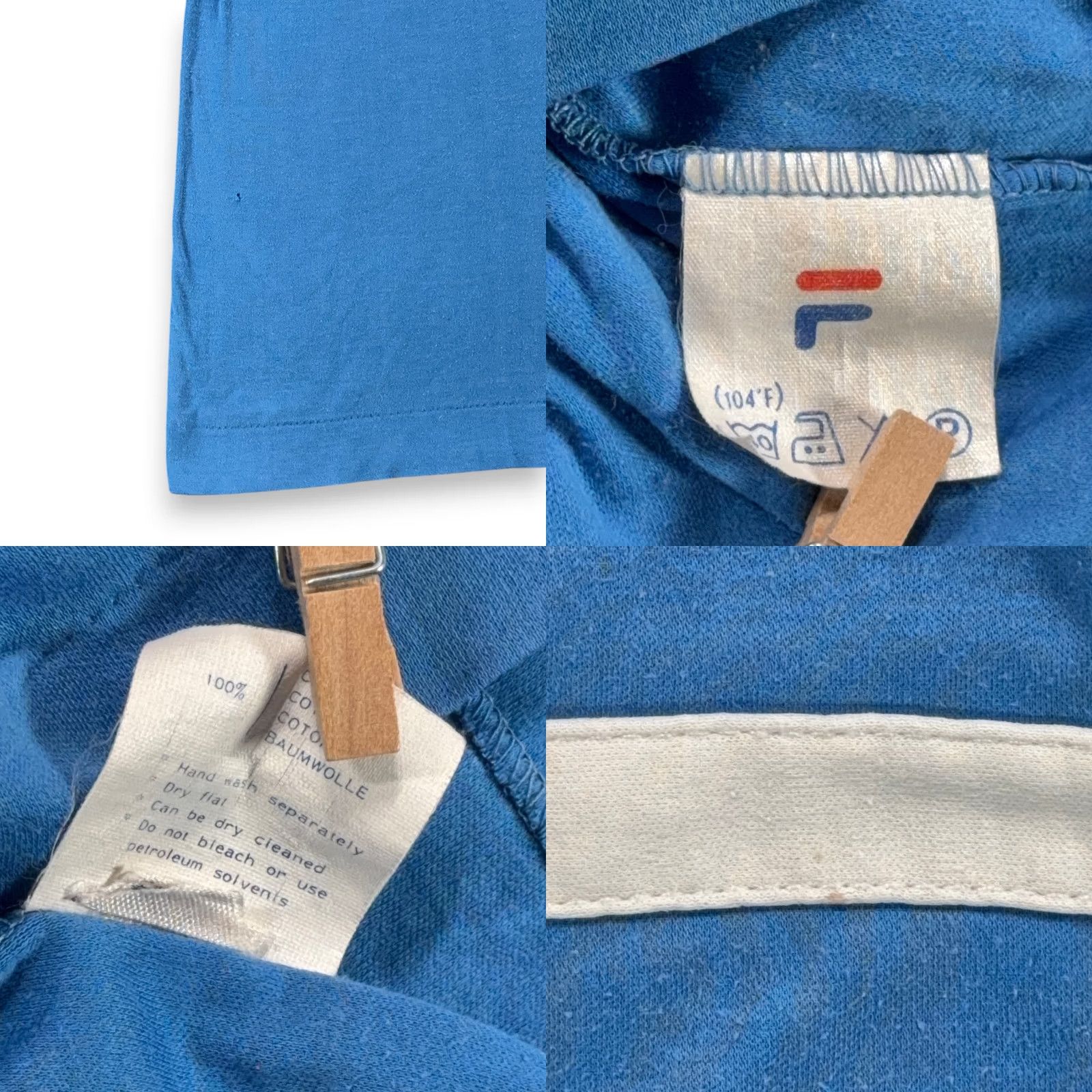 Fila VINTAGE Fila Polo Shirt Adult M Blue Championship Tennis Italy 80s Shirt Mens Size US M / EU 48-50 / 2 - 8 Thumbnail