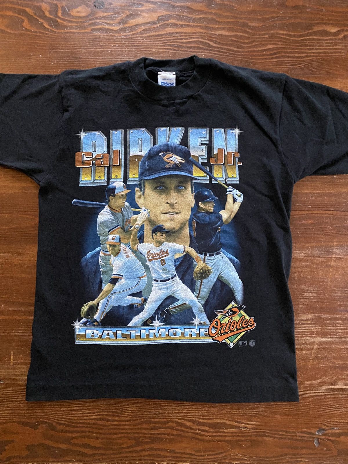 MLB Vintage 90’s Cal Ripken Jr. Orioles Single Stitch Salem Tee Size US S / EU 44-46 / 1 - 1 Thumbnail