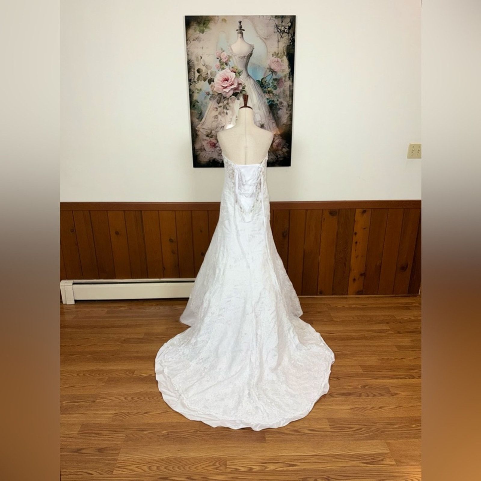 Other Beautiful David’s Bridal Lace Wedding Gown Size M / US 6-8 / IT 42-44 - 7 Thumbnail
