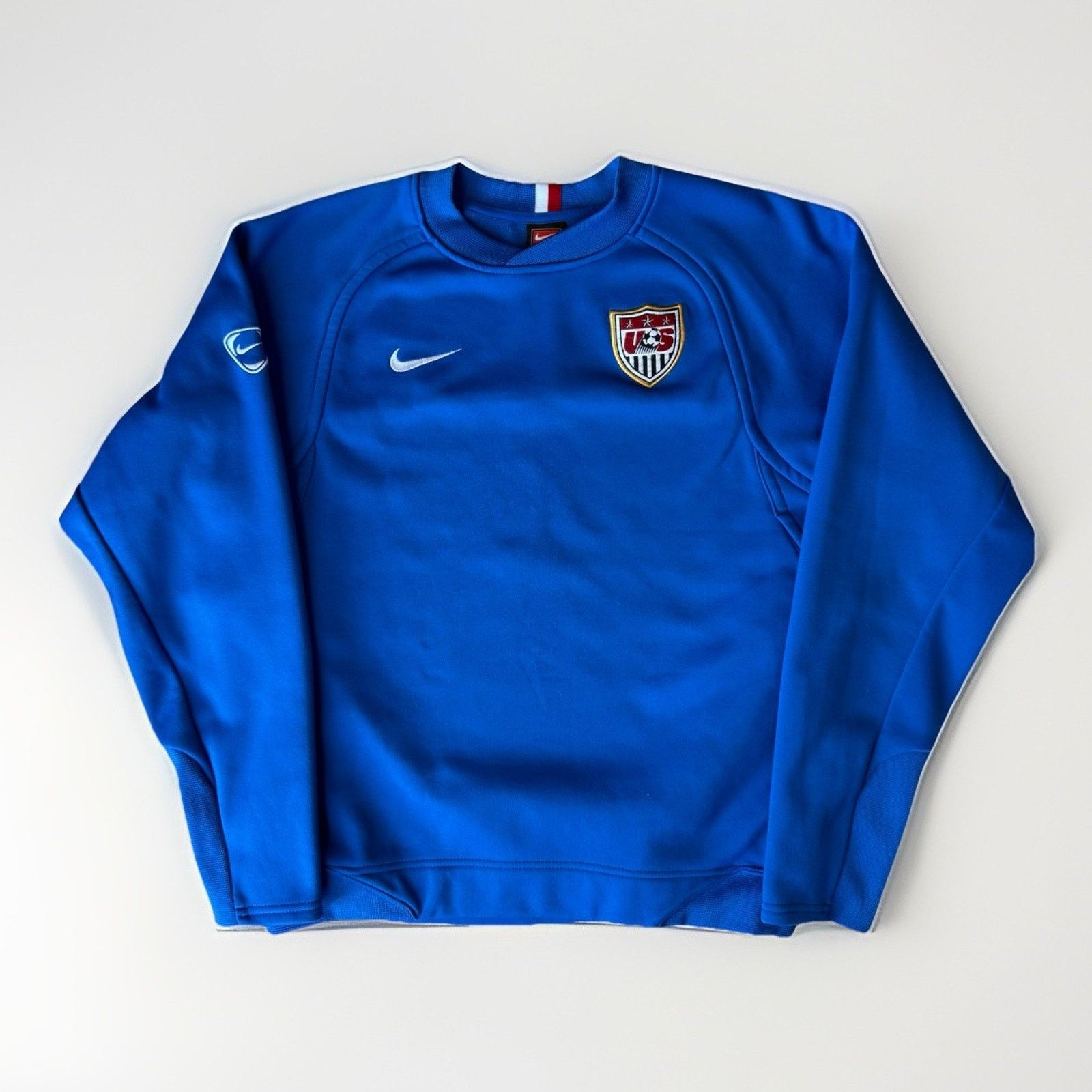 Nike Nike USA Soccer Sweatshirt Small Blue Fleece Pullover Size US S / EU 44-46 / 1 - 1 Thumbnail