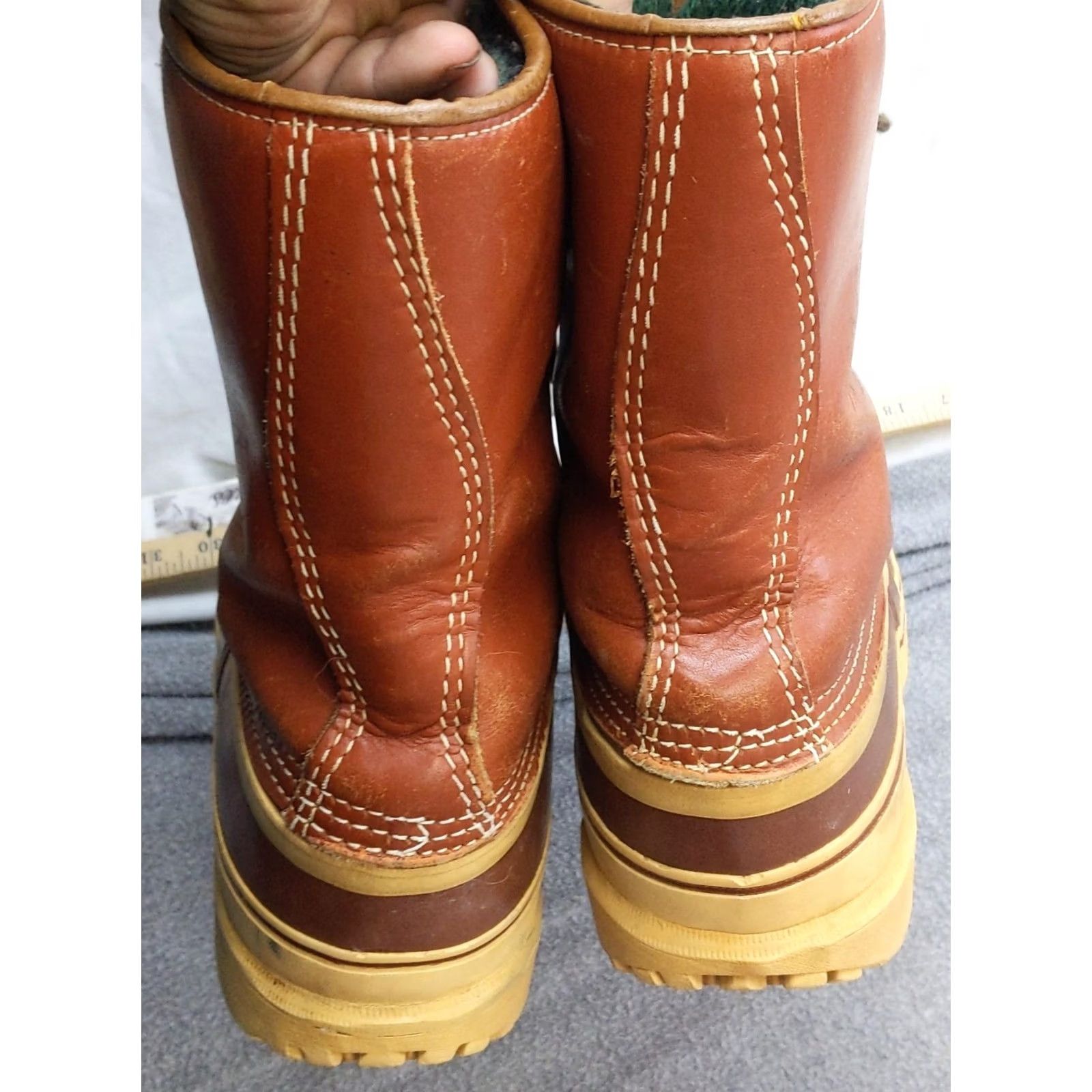 SOREL VINTAGE Sorel Kaufman Snow Boots Mens 9 42 Brown Leather Wool Lined Canada Snow Boot Mens US 9 Brown Leather Wool Lined Canada Size US 9 / EU 42 - 7 Thumbnail