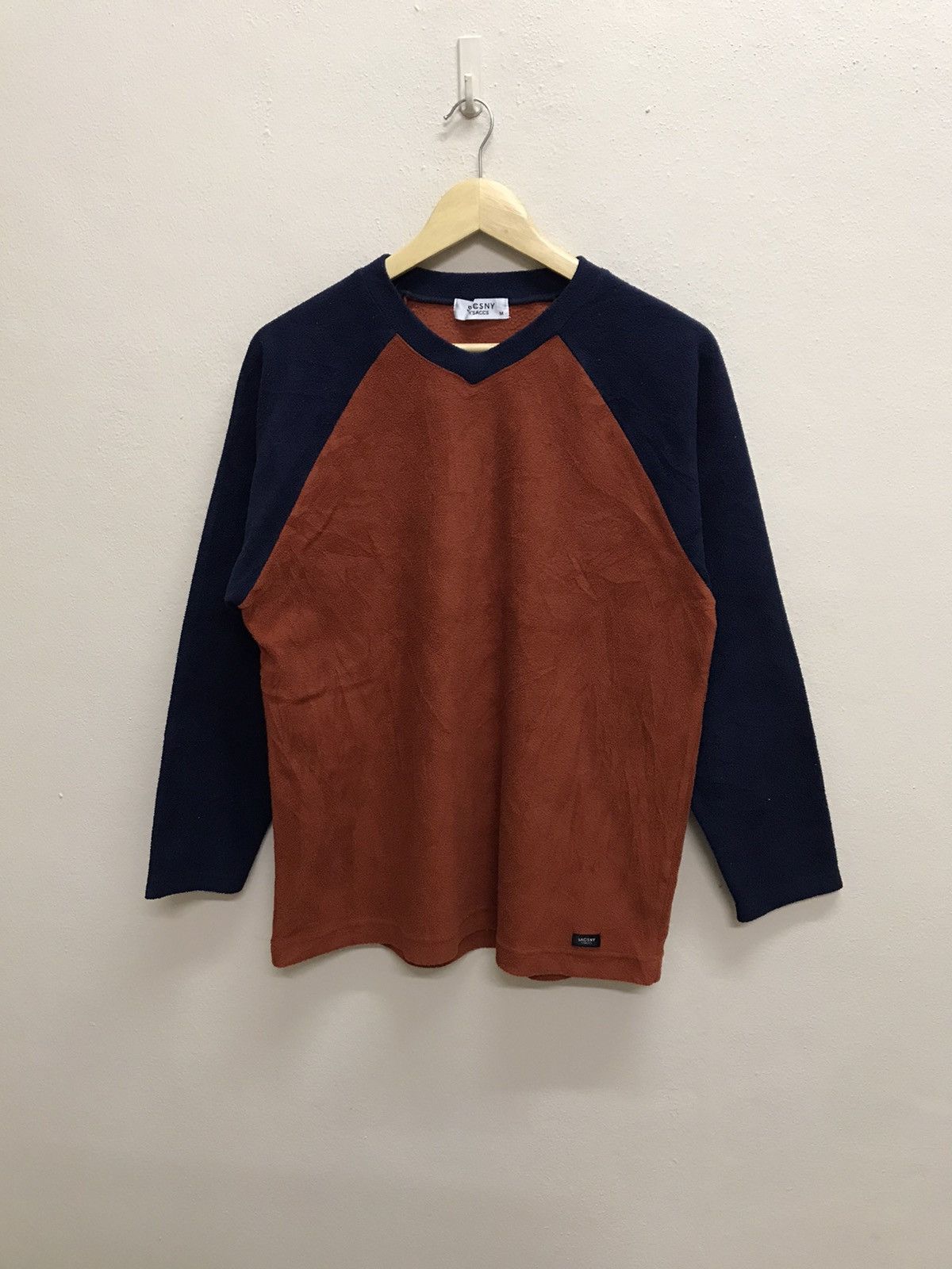 Yohji Yamamoto Vintage Sacsny Y’saccs Yohji Yamoto Fleece Longsleeve Shirt Size US M / EU 48-50 / 2 - 11 Thumbnail