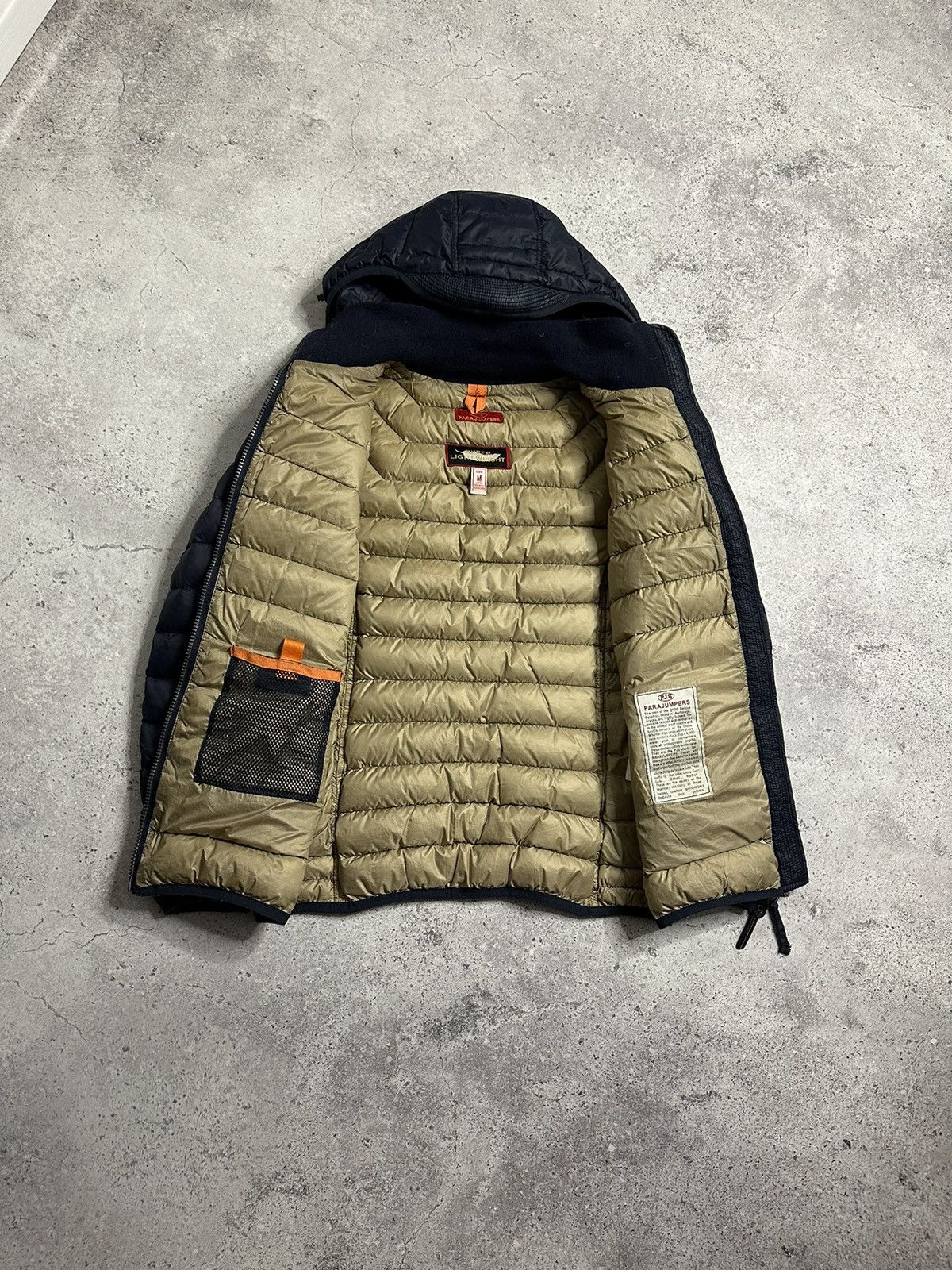 Parajumpers Parajumpers Super Light Weight Puffer Zip Hooded Jacket Navy Size M / US 6-8 / IT 42-44 - 6 Thumbnail