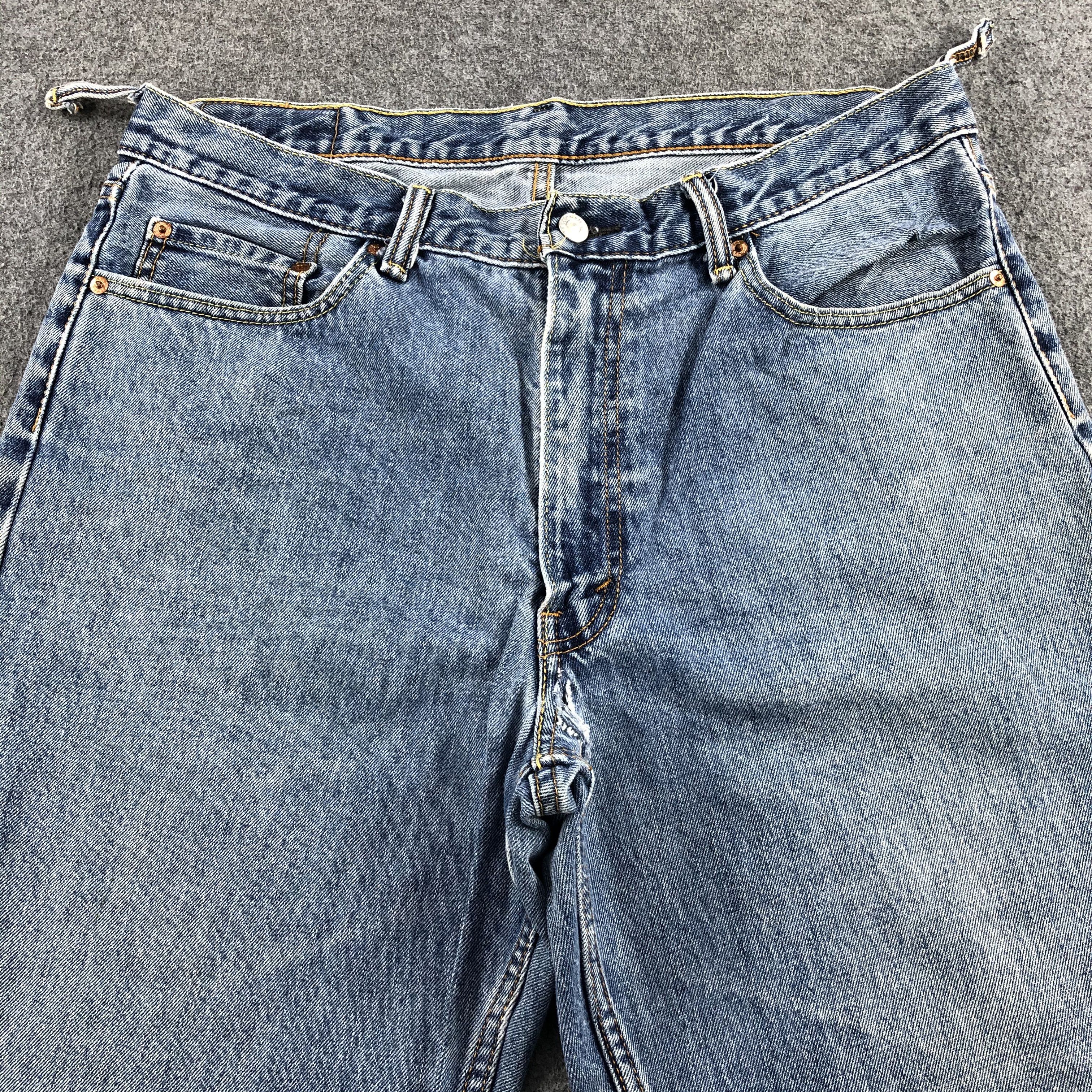 Levi's Vintage Blue Wash Levis 550 Jeans-J2144 Size US 36 / EU 52 - 3 Thumbnail