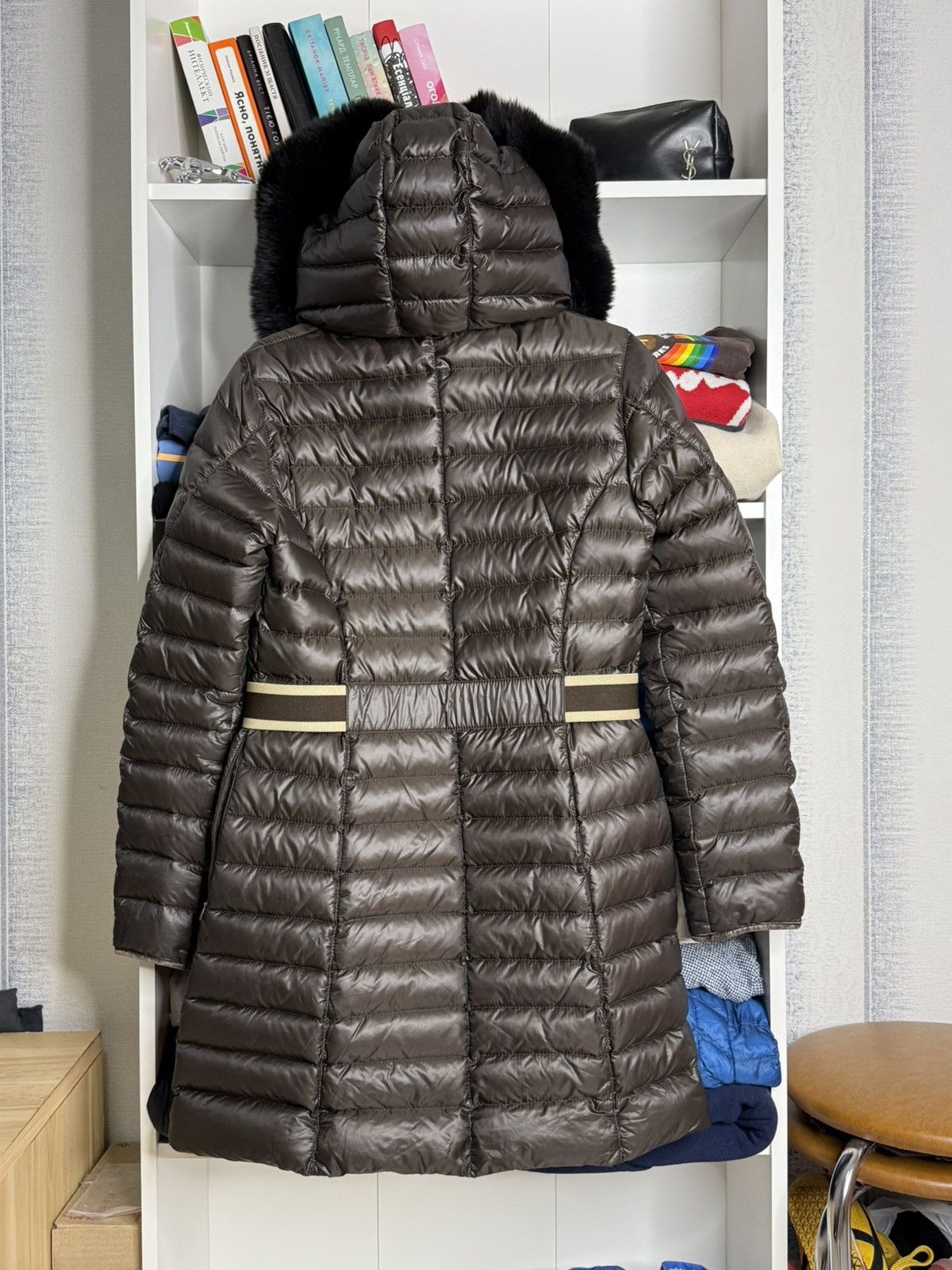 Duvetica Duvetica Brown Goose Down belted jacket size 42 Size S / US 4 / IT 40 - 10 Thumbnail