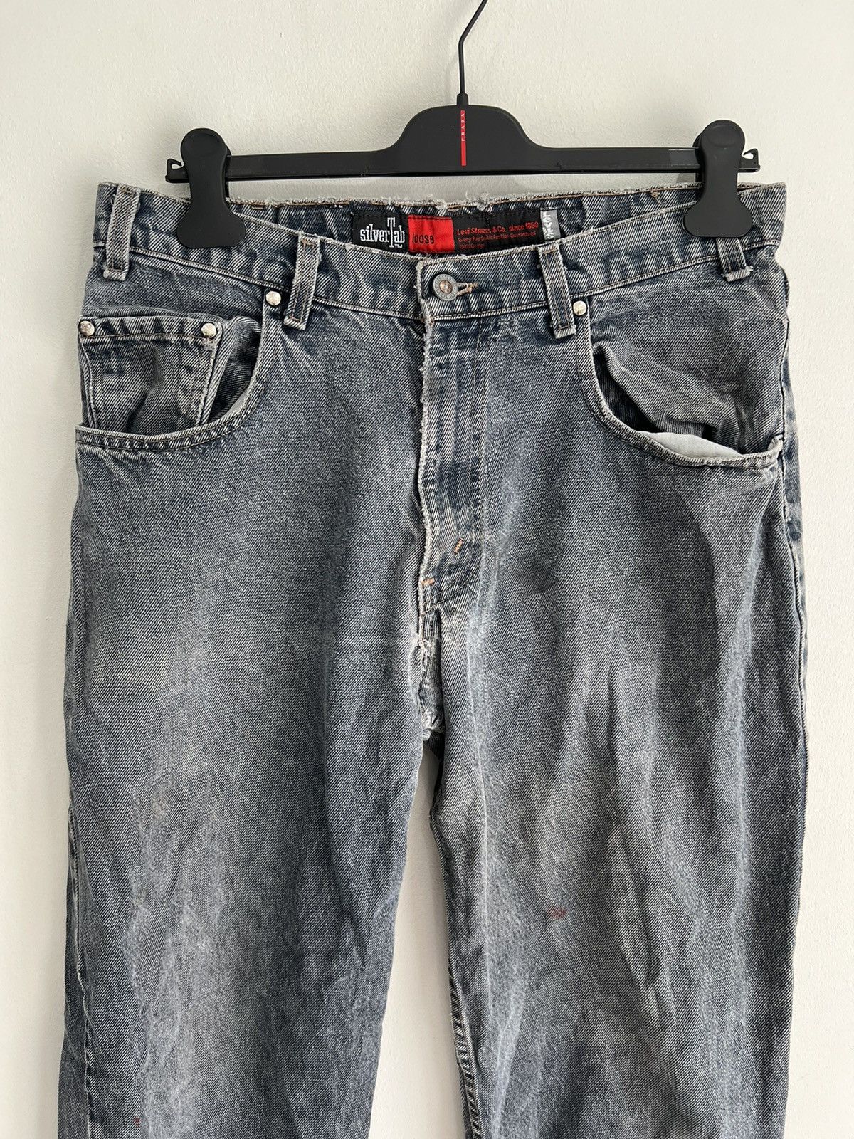 Levi's Vintage Levis Silver Tab Denim Jeans Pants made in Usa 34x34 Size US 34 / EU 50 - 3 Thumbnail