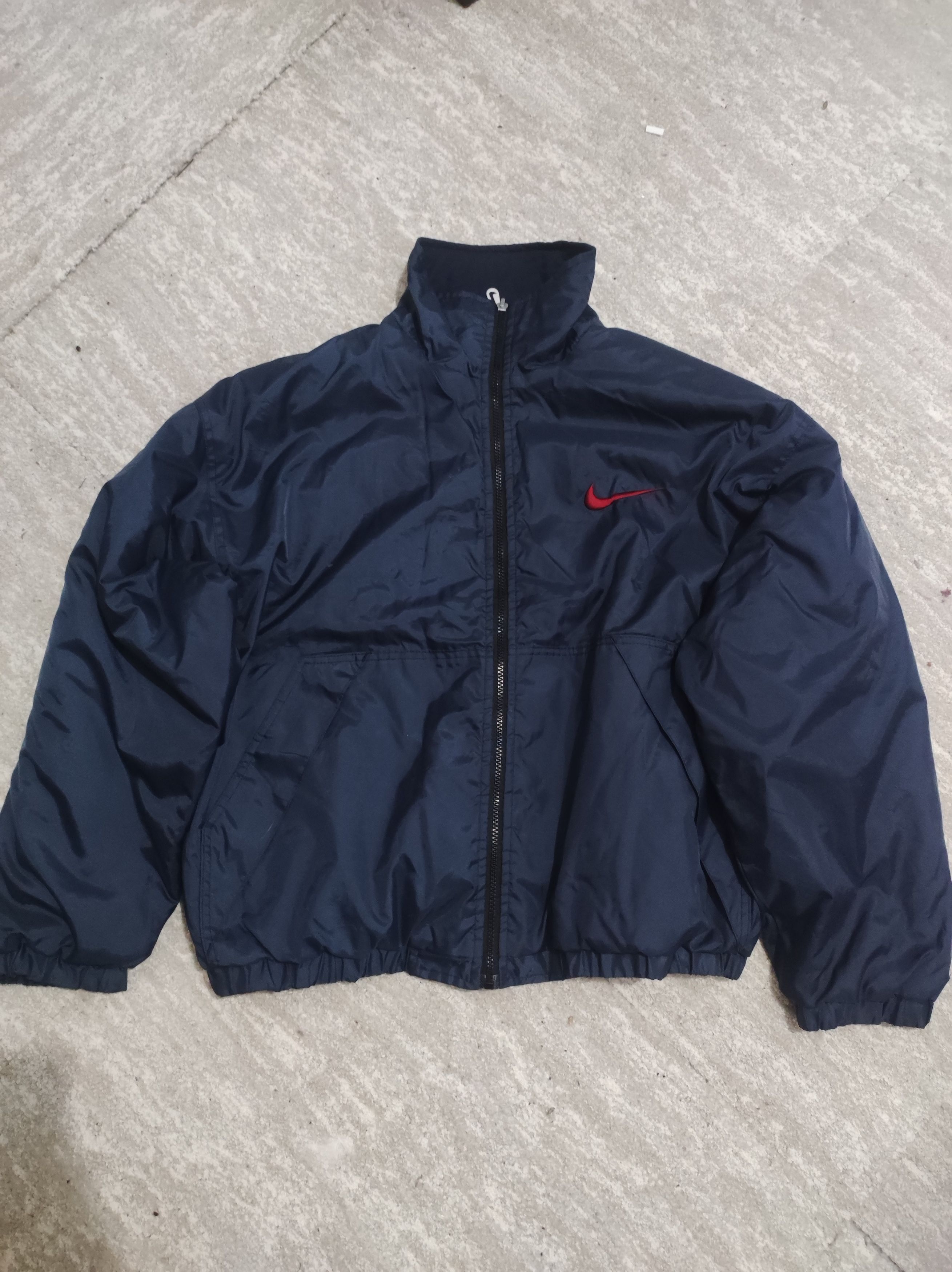 Nike × Vintage 90s reversible quilted Nike big logo Size US M / EU 48-50 / 2 - 1 Thumbnail
