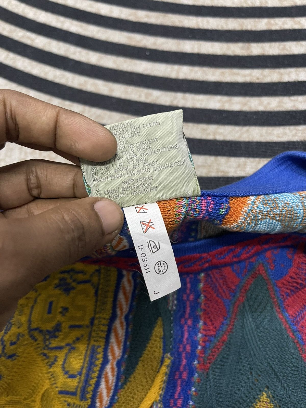 Coogi ❌RARE❌ VINTAGE COOGI KNITWEAR MULTICOLOUR 3D BIGGIE Size US S / EU 44-46 / 1 - 12 Thumbnail