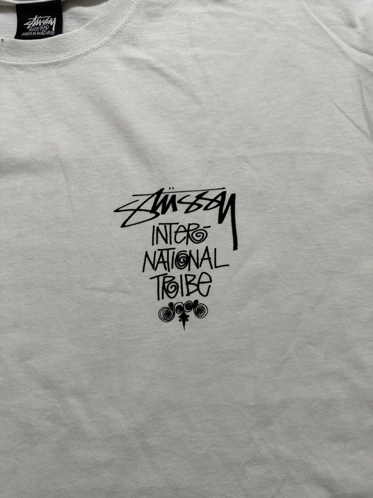 Stussy White Stussy international tribe shirt Size US XXL / EU 58 / 5 - 4 Thumbnail