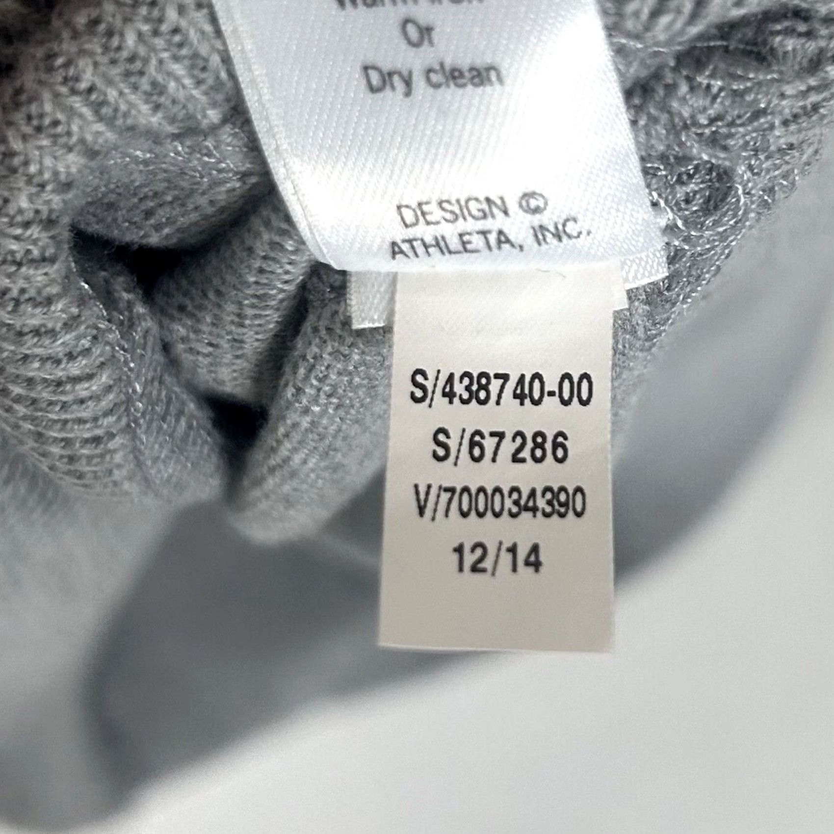 Athleta Athleta Womens Scoop Neck Sweatshirt XS Long Sleeve Gray Colorblock L/S Pullover Sweater Light Weight Casual/Workwear Size XS / US 0-2 / IT 36-38 - 4 Thumbnail