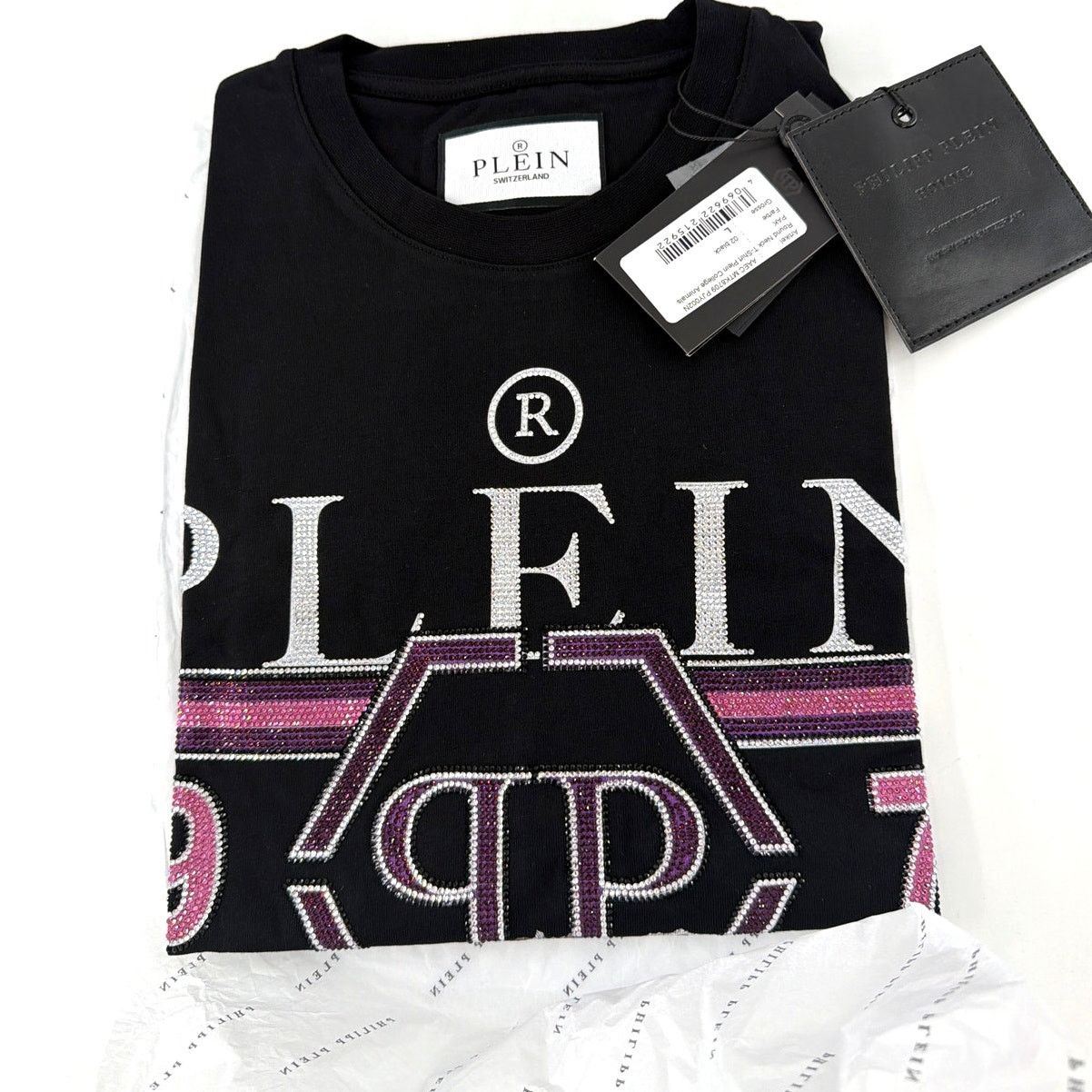 Philipp Plein Philipp Plein Black Plein College Animals T-Shirt Size L Size US L / EU 52-54 / 3 - 5 Thumbnail
