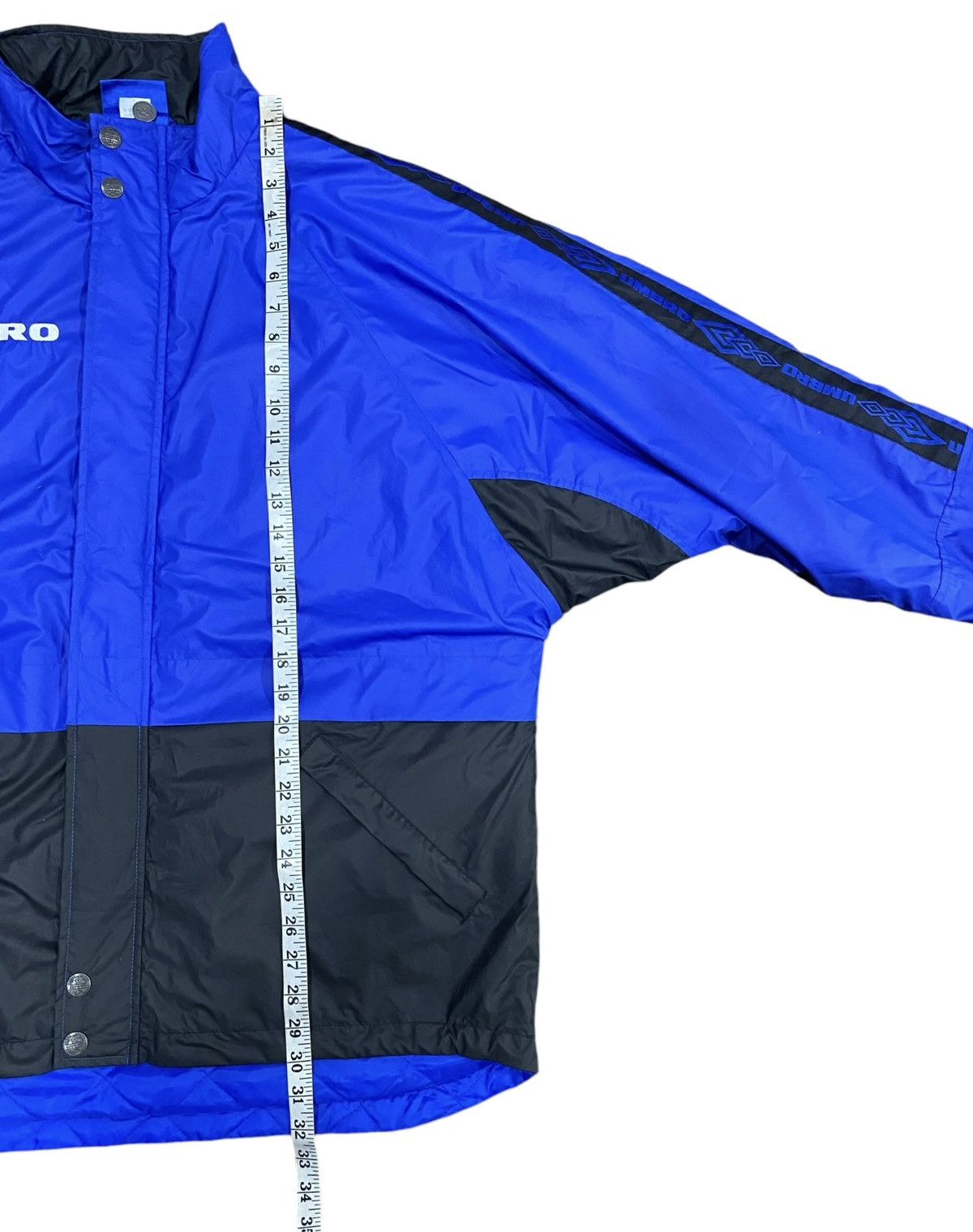 Umbro Vtg 90s UMBRO Nylon Jacket Zipper Size US L / EU 52-54 / 3 - 18 Thumbnail