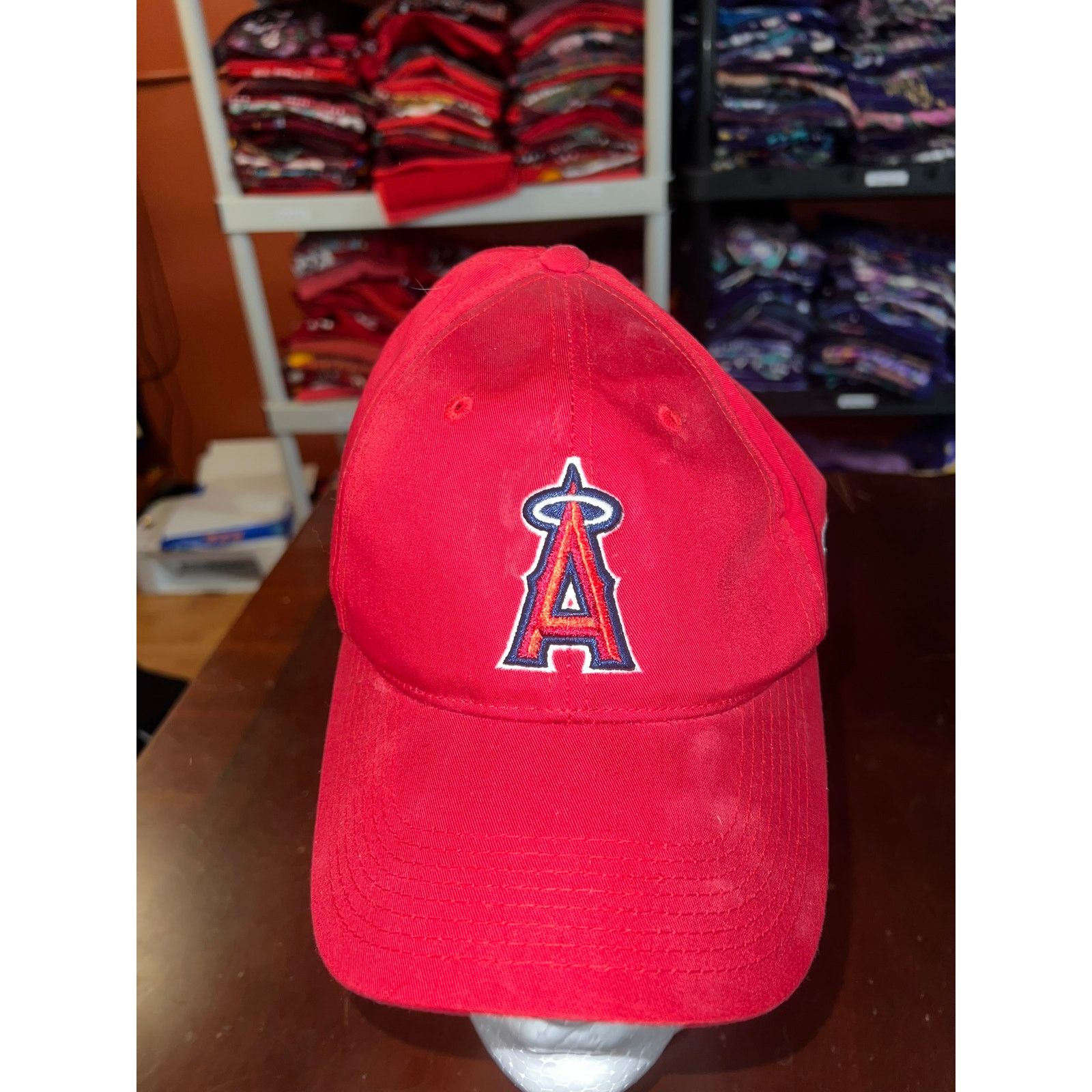 MLB Los Angeles Angels Hat Team MLB Baseball Red Cap Snapback Size ONE SIZE - 2 Thumbnail
