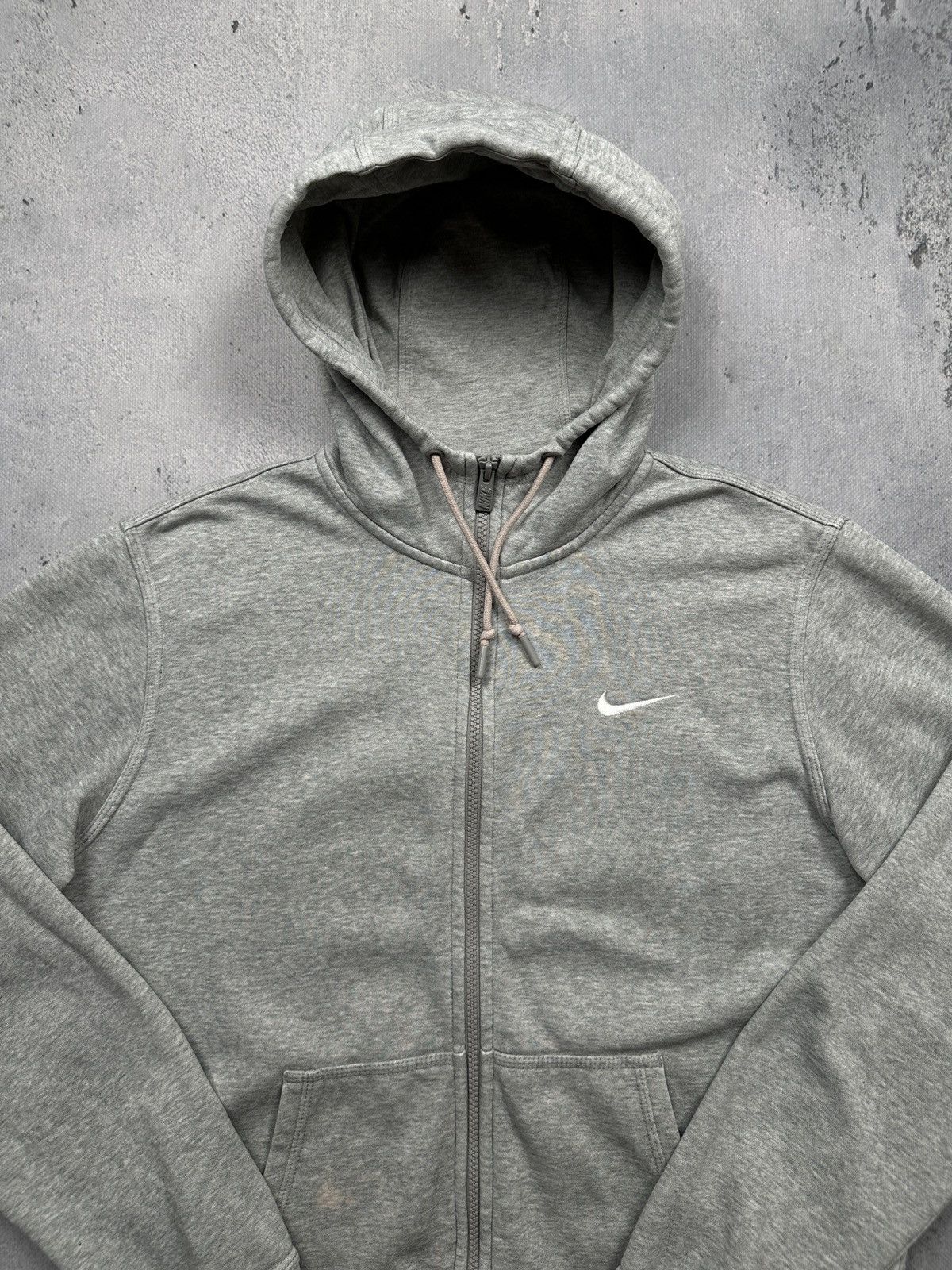 Nike Vintage Zip-Up Hoodie Nike Center Logo Swoosh y2k 00s Hype Size US M / EU 48-50 / 2 - 6 Thumbnail