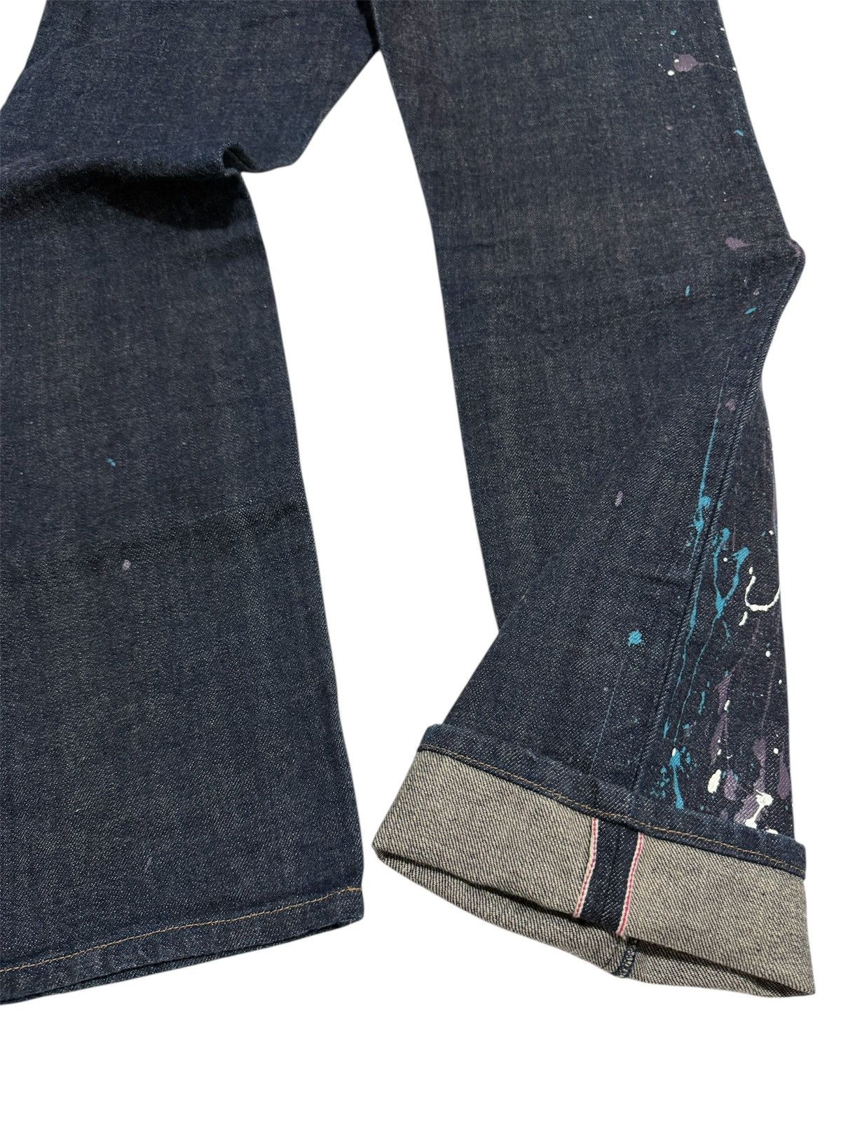 ADDICT Addict Denim Jeans Paint Splatters Size 30" / US 8 / IT 44 - 2 Thumbnail