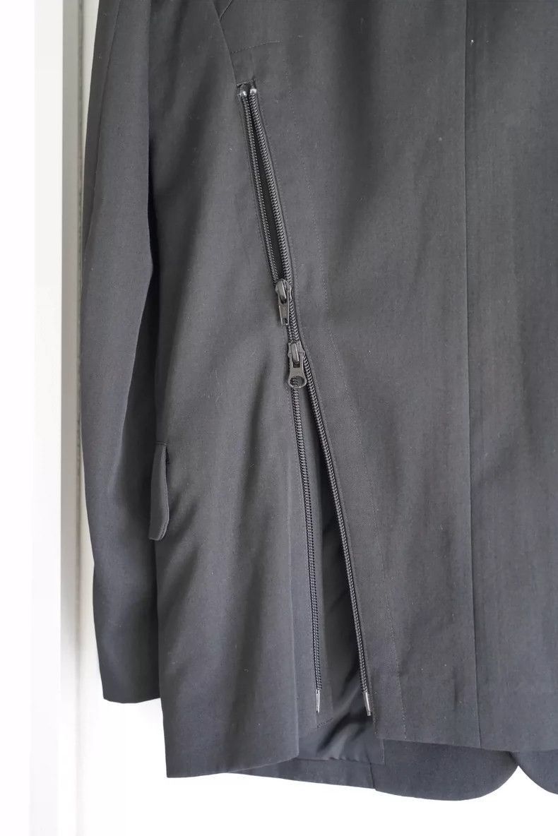 Yohji Yamamoto Yohji Yamamoto Yohji Yamamoto Wool Suit with Zipper Detail Size US S / EU 44-46 / 1 - 5 Thumbnail