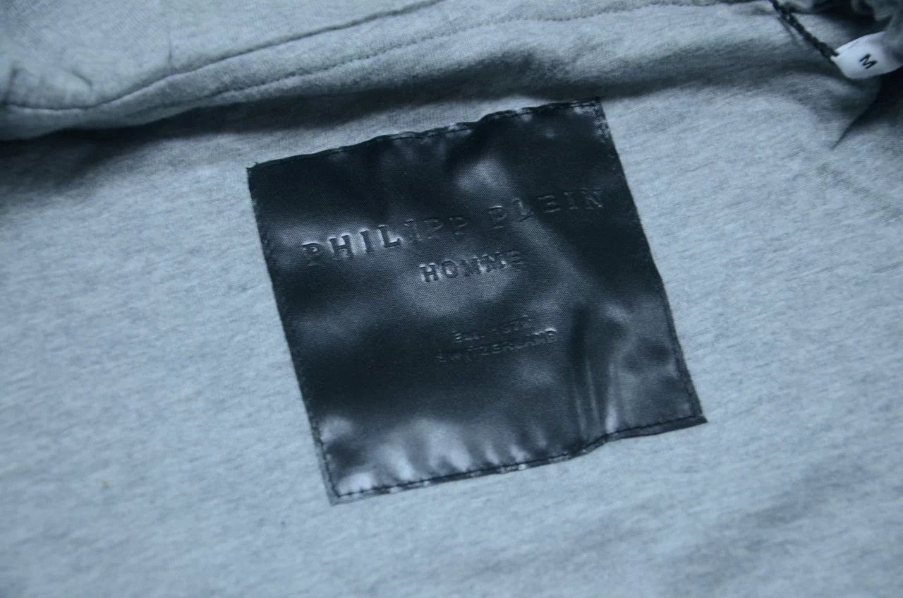 Philipp Plein Philipp Plein PP side zip leather panel hoodie Size US M / EU 48-50 / 2 - 8 Thumbnail