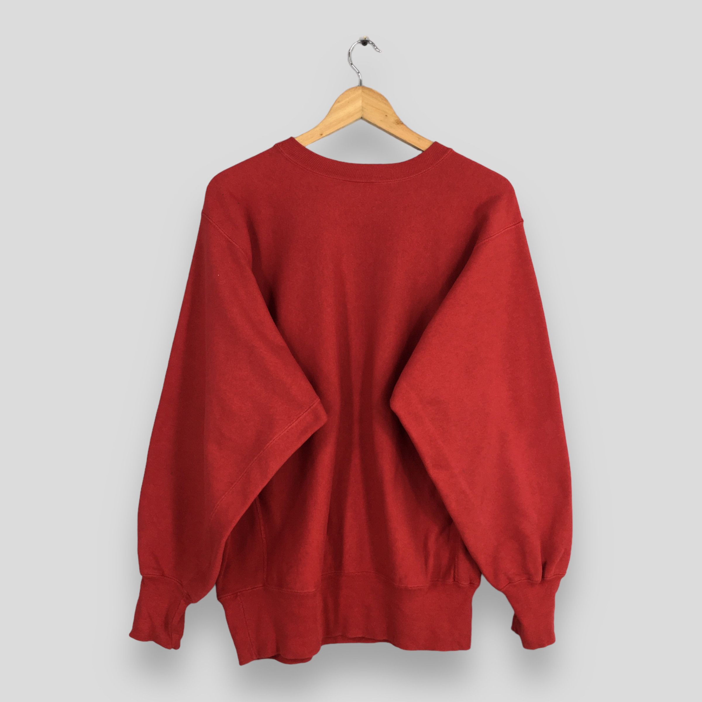 Champion × Vintage Vintage Champion Reverse Weave Red Sweatshirt Large Size US L / EU 52-54 / 3 - 7 Thumbnail