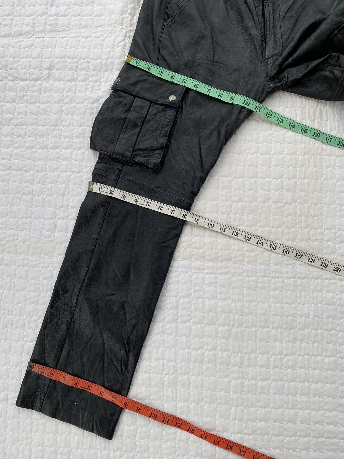 Genuine Leather Vintage Genuine Leather Trouser Pant Size US 33 - 5 Thumbnail