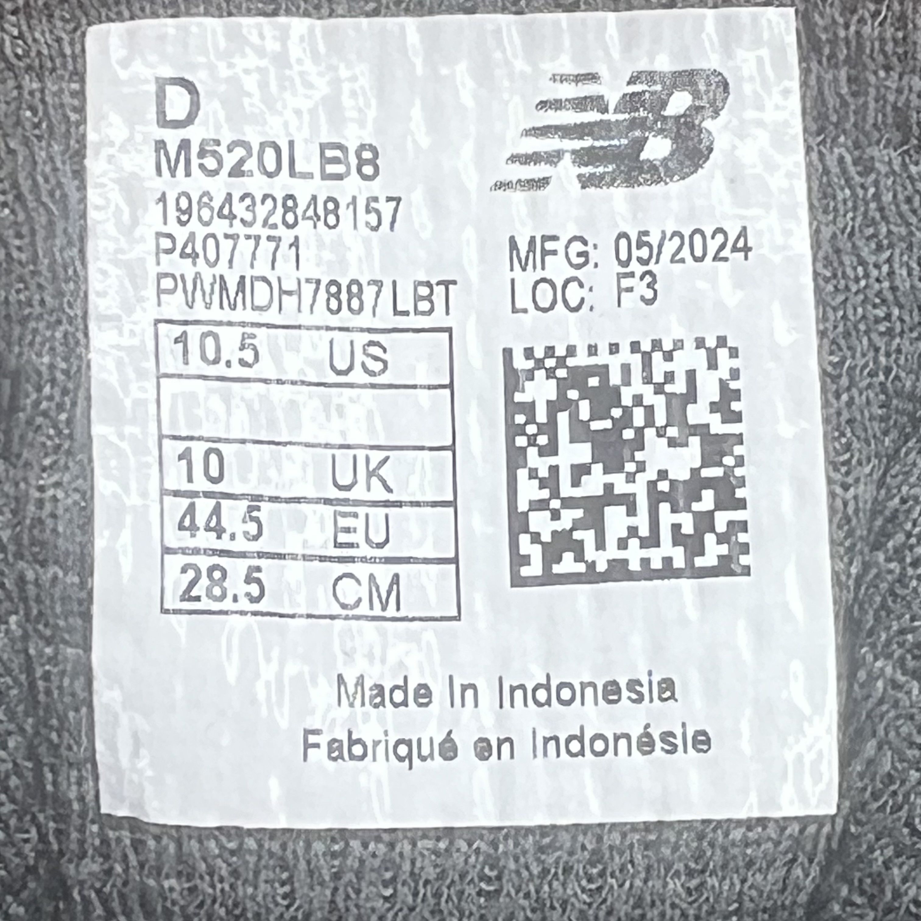 New Balance New Balance 520V8 (D) EU 44,5 Size US 11.5 / EU 44-45 - 11 Thumbnail