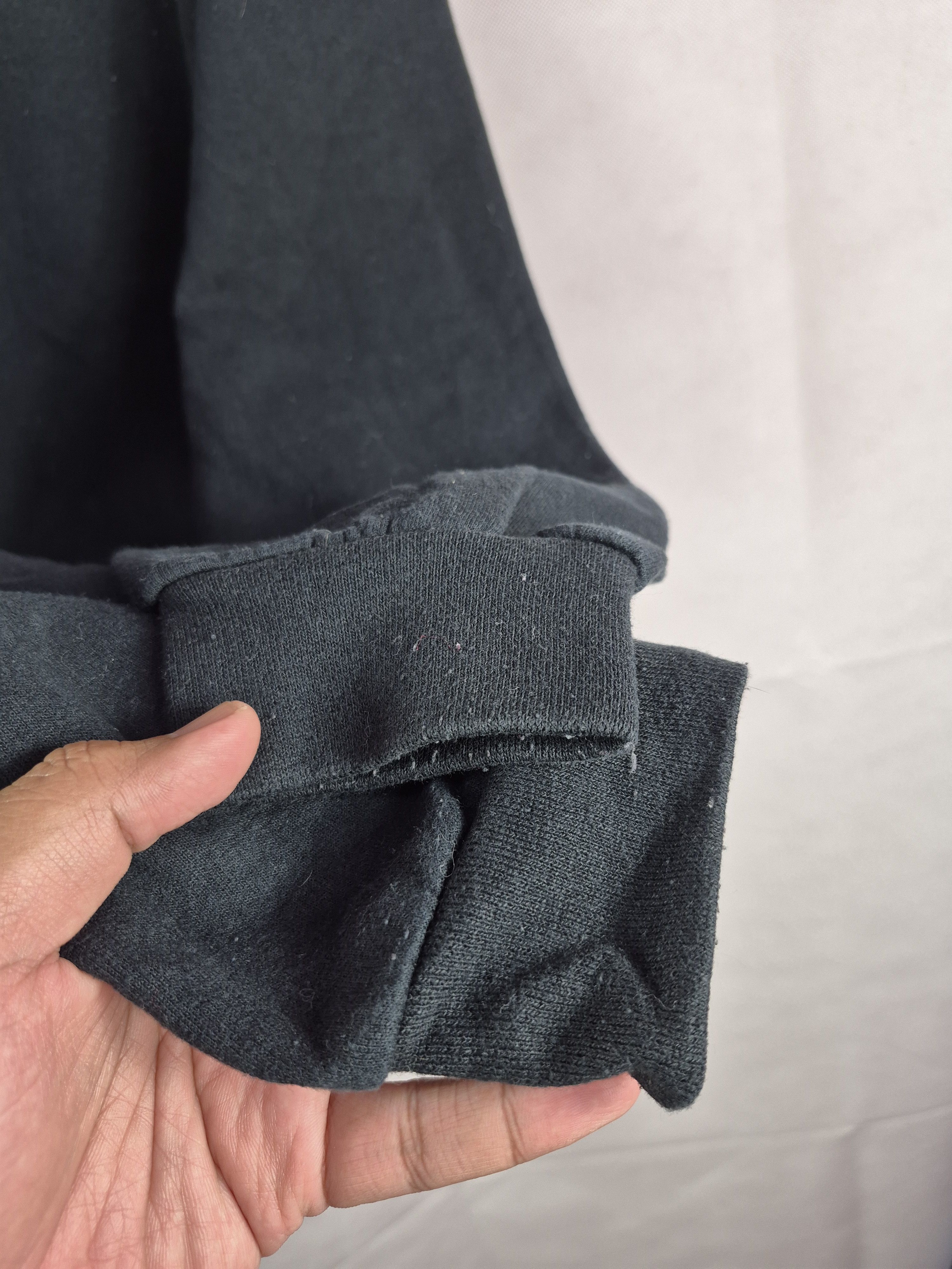 Fruit Of The Loom 🔥 Fruit of the Loom Plain Black Sweatshirt Pullover Size US L / EU 52-54 / 3 - 4 Thumbnail