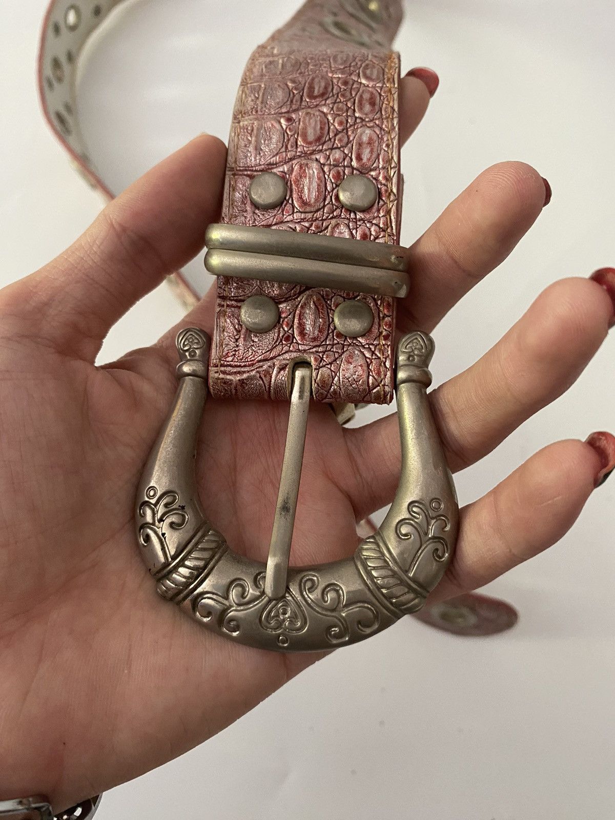 Beauty Beast × If Six Was Nine × Vintage vintage studded leather belt Size ONE SIZE - 5 Thumbnail