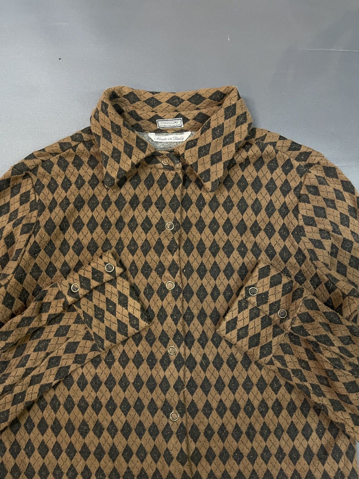 Fendi × Vintage FENDI FENDISSIME 90s BLOUSES Size M / US 6-8 / IT 42-44 - 4 Thumbnail