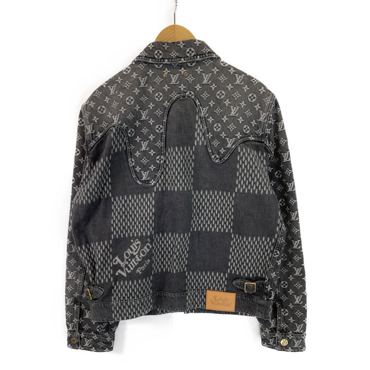 Louis Vuitton × Nigo Louis Vuitton x Nigo Giant Damier Wave Denim Jacket Size US M / EU 48-50 / 2 - 2 Thumbnail
