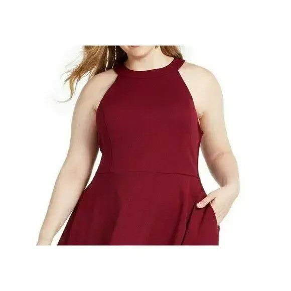 Other Speechless Plus Size Cutout Bow Back Fit & Flare Dress, New Size XXL / US 16-18 / IT 52-54 - 2 Thumbnail