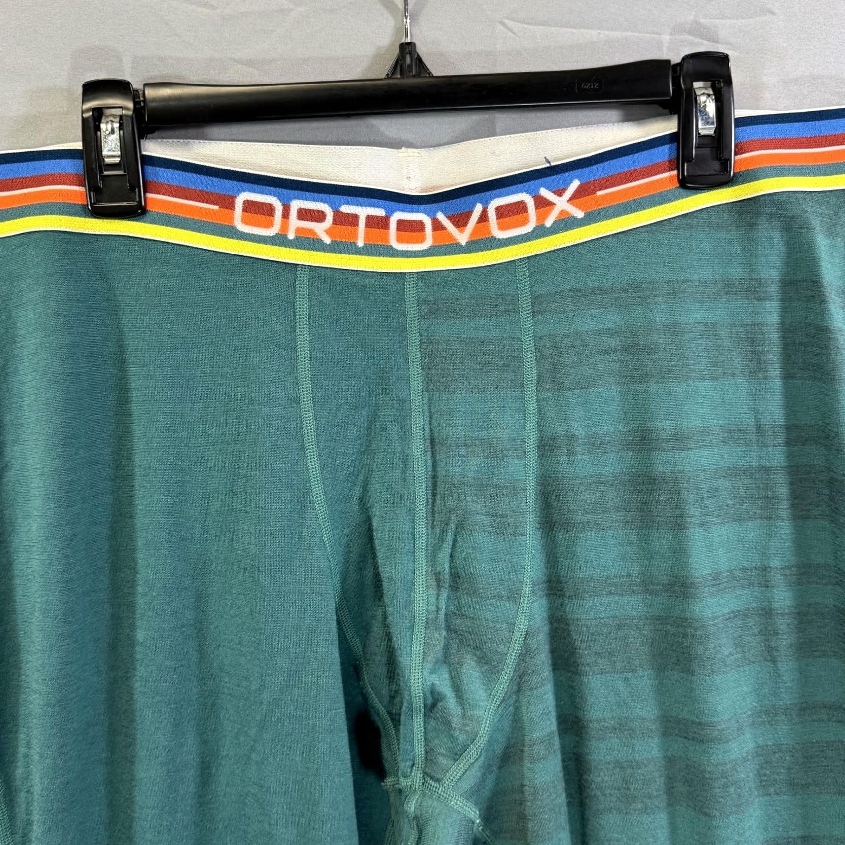 ORTOVOX Ortovox Rock N Wool Base Layer Pants Mens 2XL Green Merino Thermal Outdoor XXL Size US 39 - 3 Thumbnail