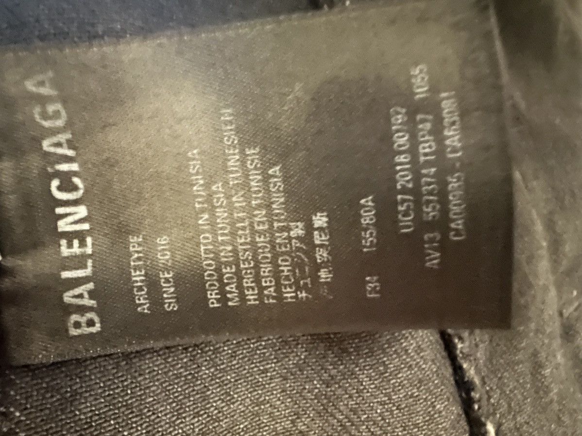 Balenciaga Swing Denim Jacket 2018