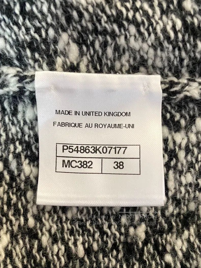 Chanel Chanel Black and white colour-block knitted cardigan coat Size XS / US 0-2 / IT 36-38 - 7 Thumbnail