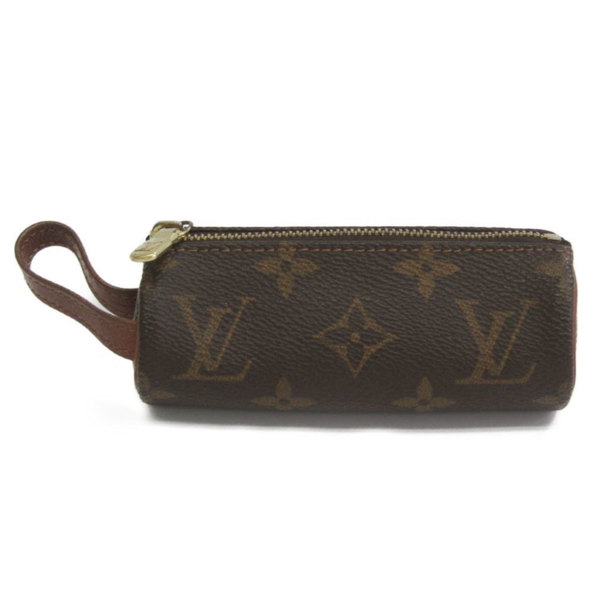 image of Louis Vuitton Monogram Unisex Golf Ball Bag [Monogram] Etui 3 Balles De Golf M58249 in Black, Women