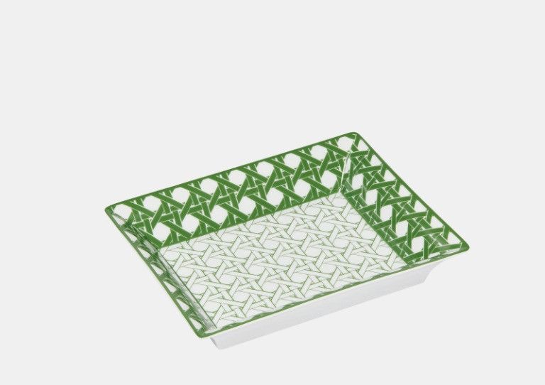 Dior o1w1db10425 HYC04VC Size: OS / Trinket Tray in Green & White Size ONE SIZE - 2 Thumbnail