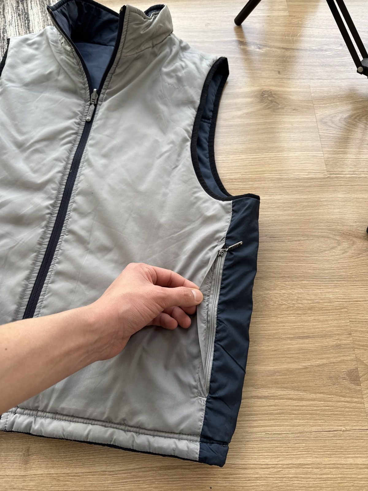 Nike × Vintage Vintage Nike Reversible Y2K light vest Size US S / EU 44-46 / 1 - 10 Thumbnail