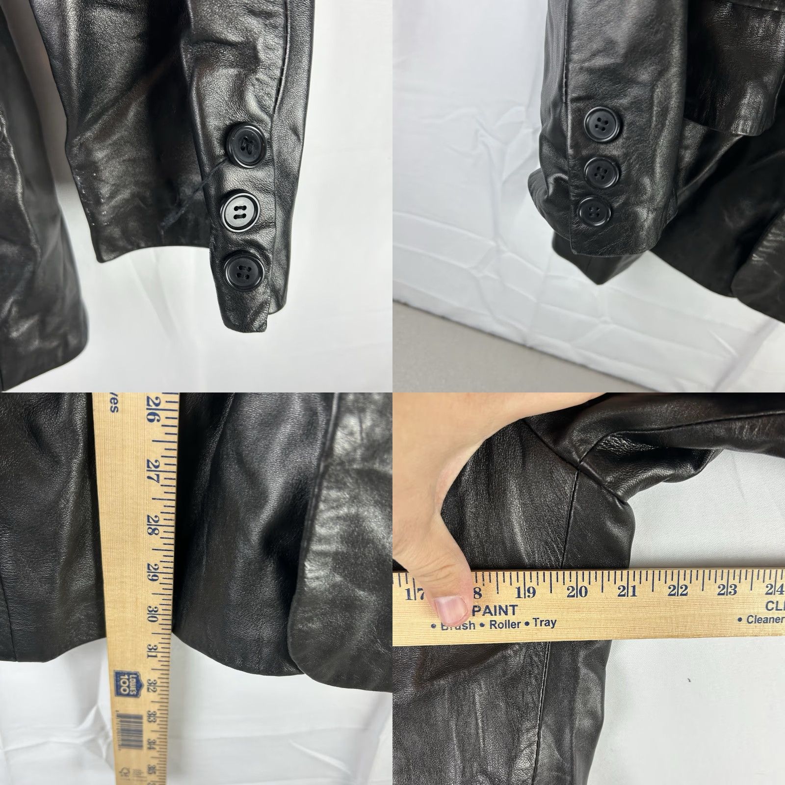 Vera Pelle Vera Pelle Soft Italian Leather Jacket Men Large Dark Brown Button Front - Jacket Size US L / EU 52-54 / 3 - 9 Thumbnail