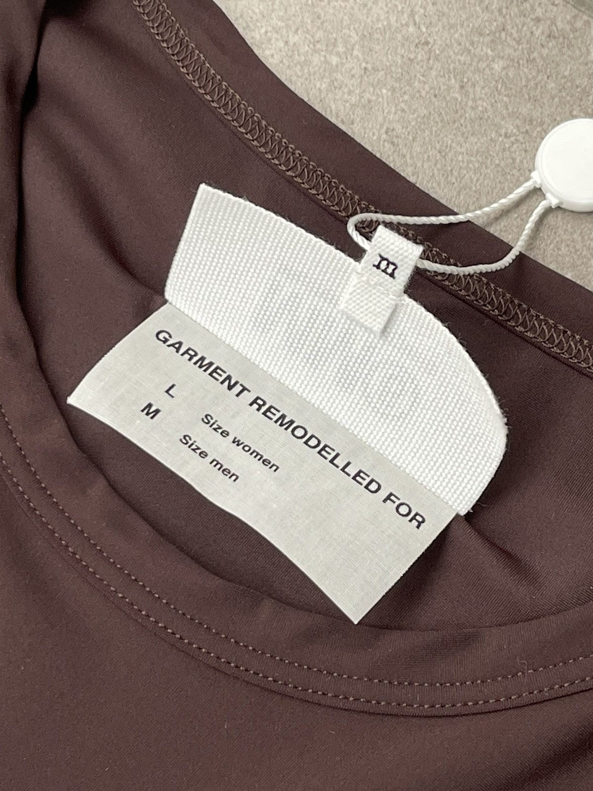 Maison Margiela !DS! SS23 Maison Margiela Printed Logo Chocolate Long Sleeve Size US M / EU 48-50 / 2 - 21 Thumbnail