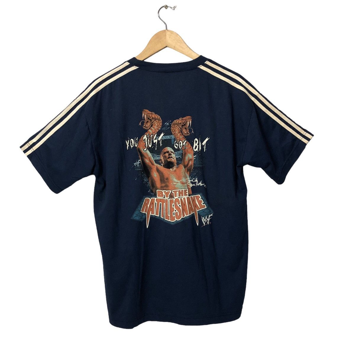 WWF Vintage WWF Stone Cold Steve Austin Big Print Crewneck Tee Size US L / EU 52-54 / 3 - 1 Thumbnail