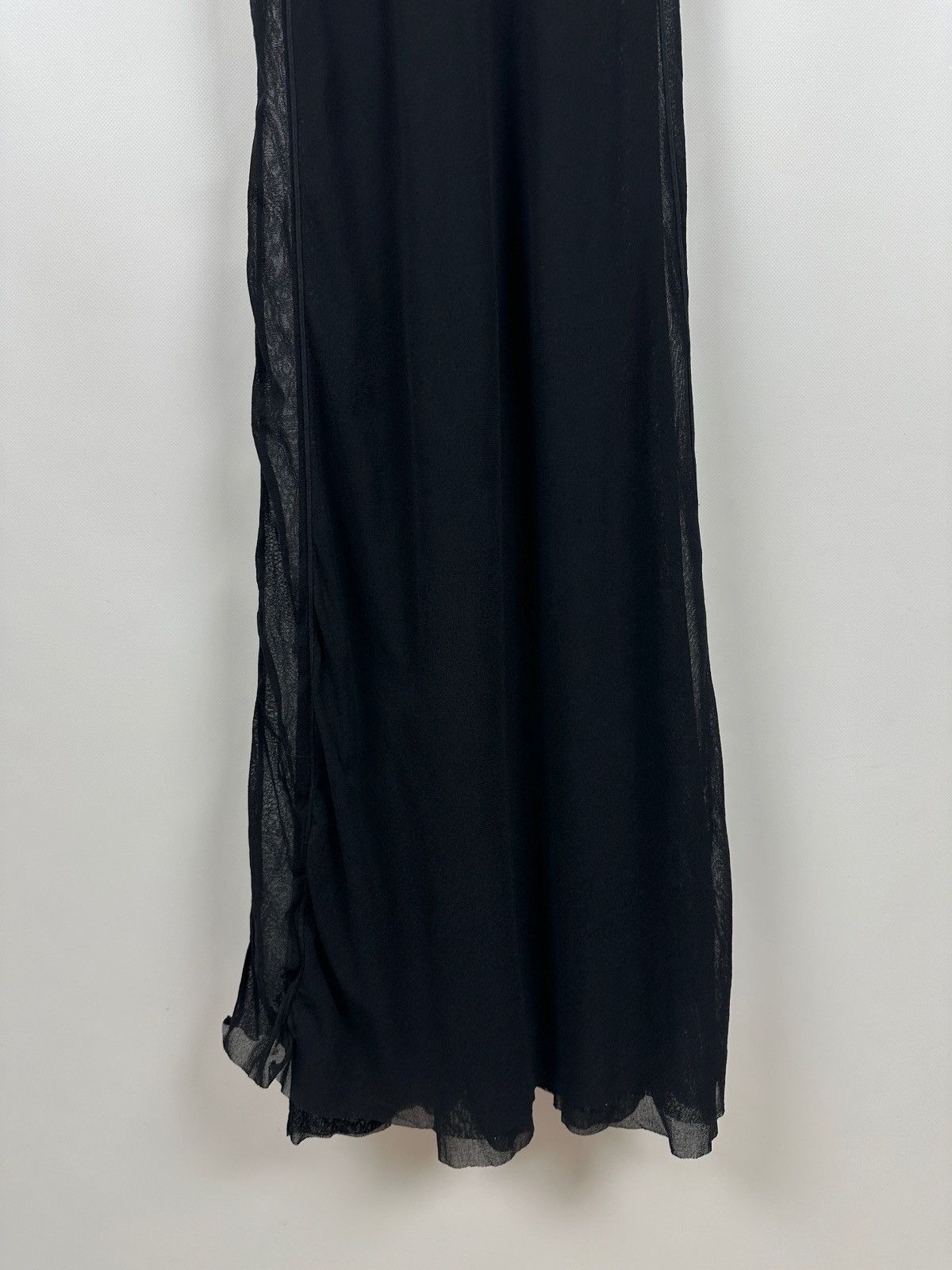 Jean Paul Gaultier Vintage Jean Paul Gaultier Black Gothic Mesh Hood Maxi Dress Size S / US 4 / IT 40 - 16 Thumbnail