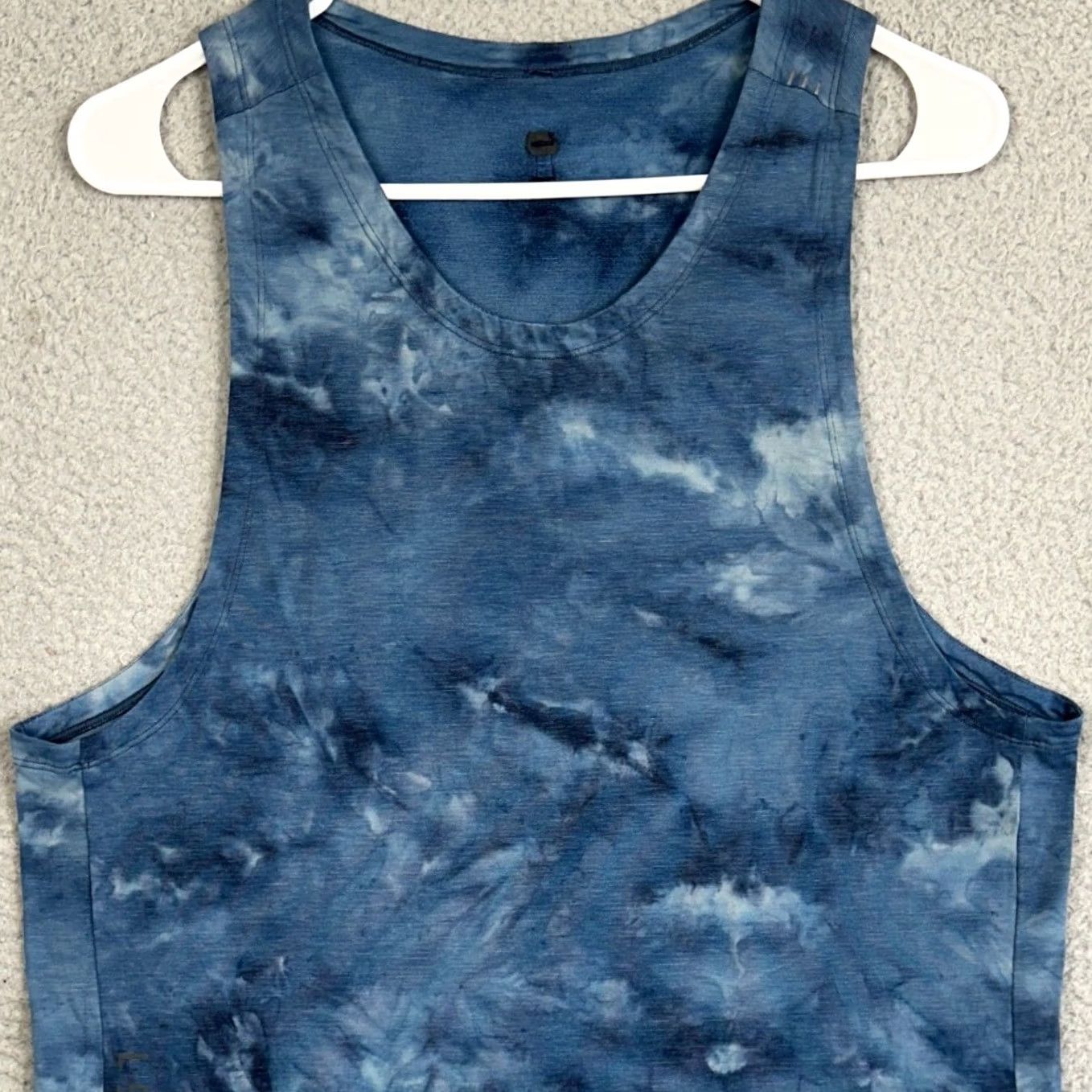 Lululemon Lululemon Lab Fast and Free Tank Mens Blue Tie Dye Sleeveless Shirt S Size US S / EU 44-46 / 1 - 2 Thumbnail