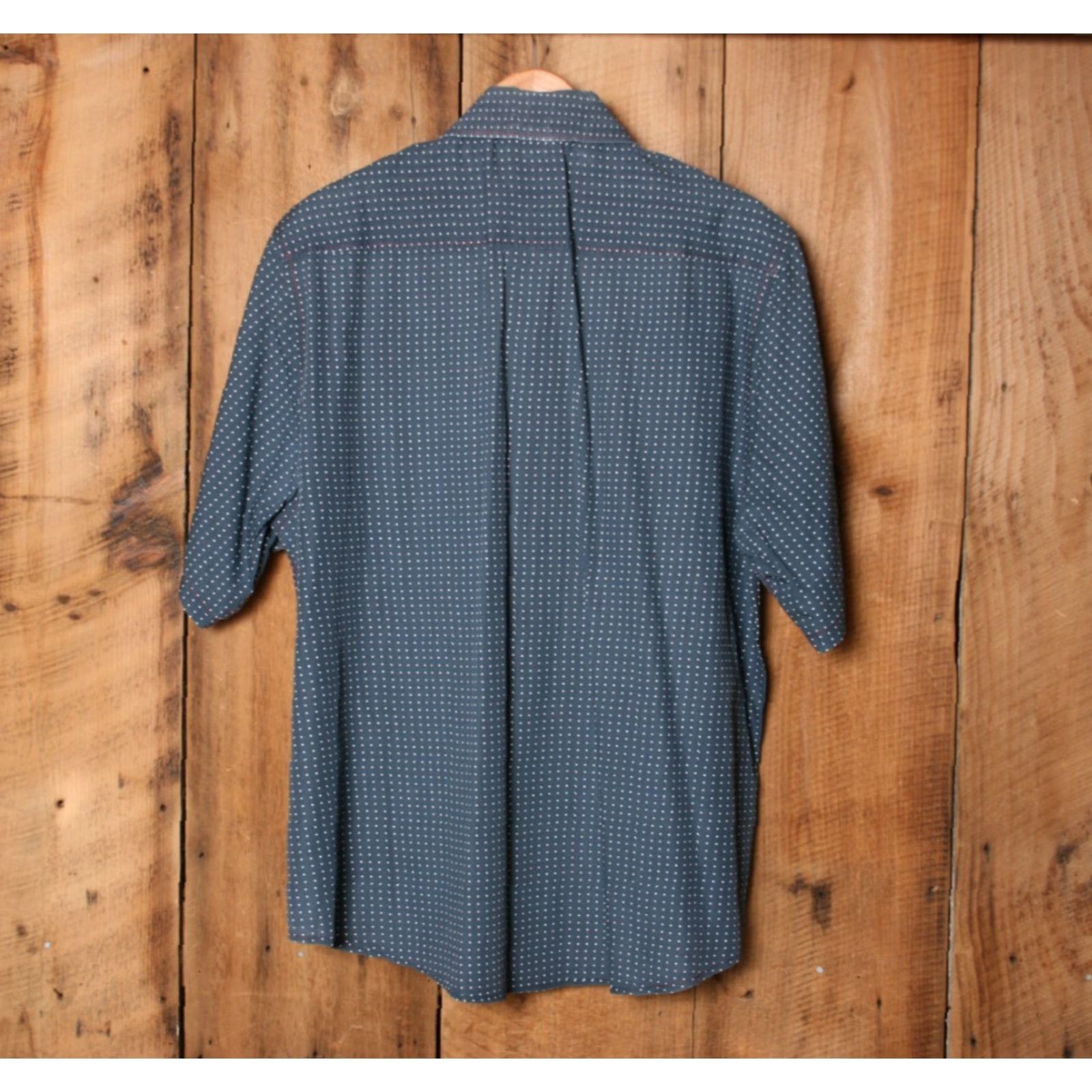 Vintage VINTAGE Le Jean De Marithe Francois Girbaud Blue Polka Dot Short Sleeve Shirt XXL Men Button-Up Size US XXL / EU 58 / 5 - 5 Thumbnail