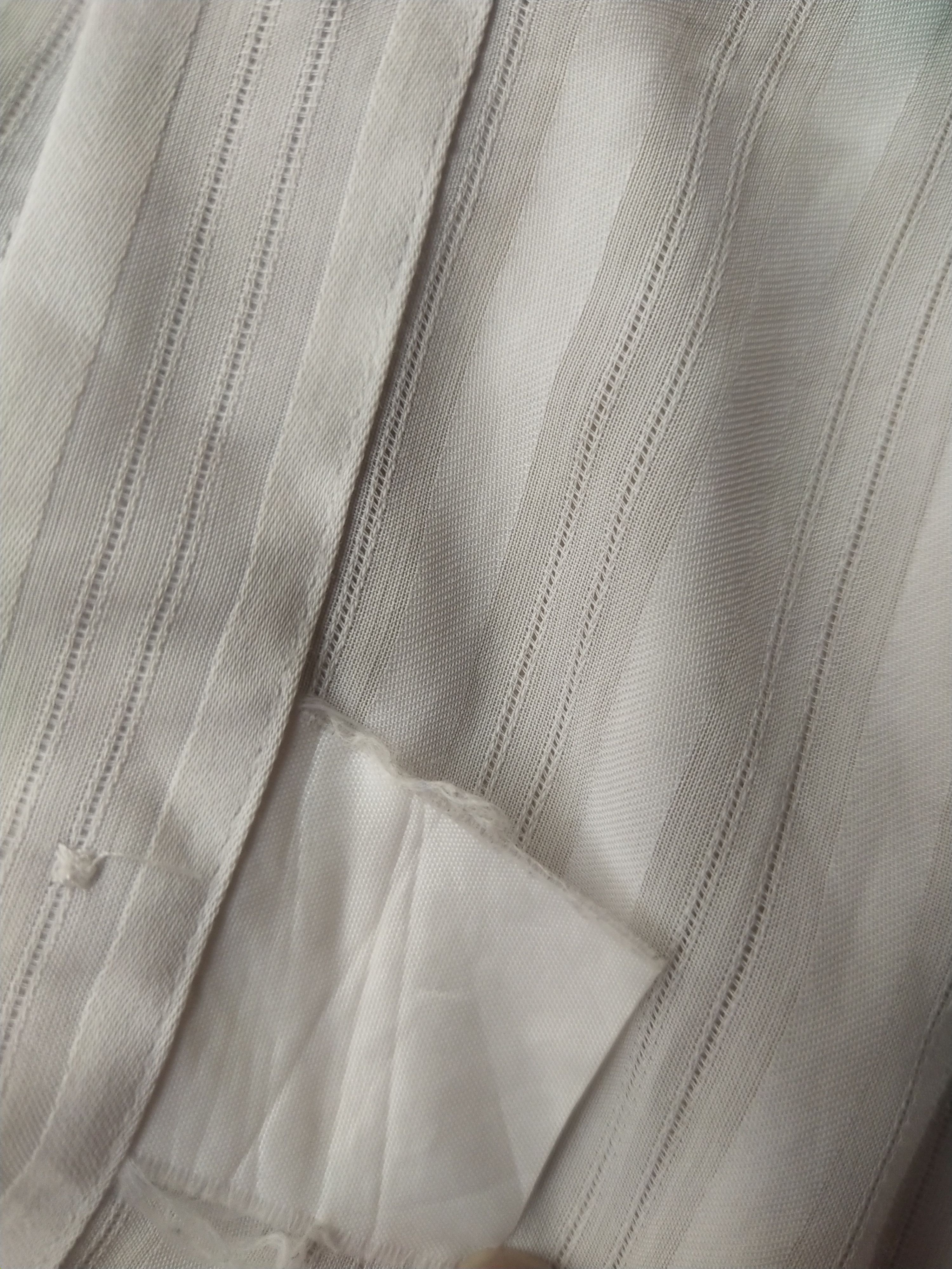 Nina Ricci Vintage Nina Ricci Paris Monogram Satin Stripe Dress Shirt Size XL / US 12-14 / IT 48-50 - 6 Thumbnail